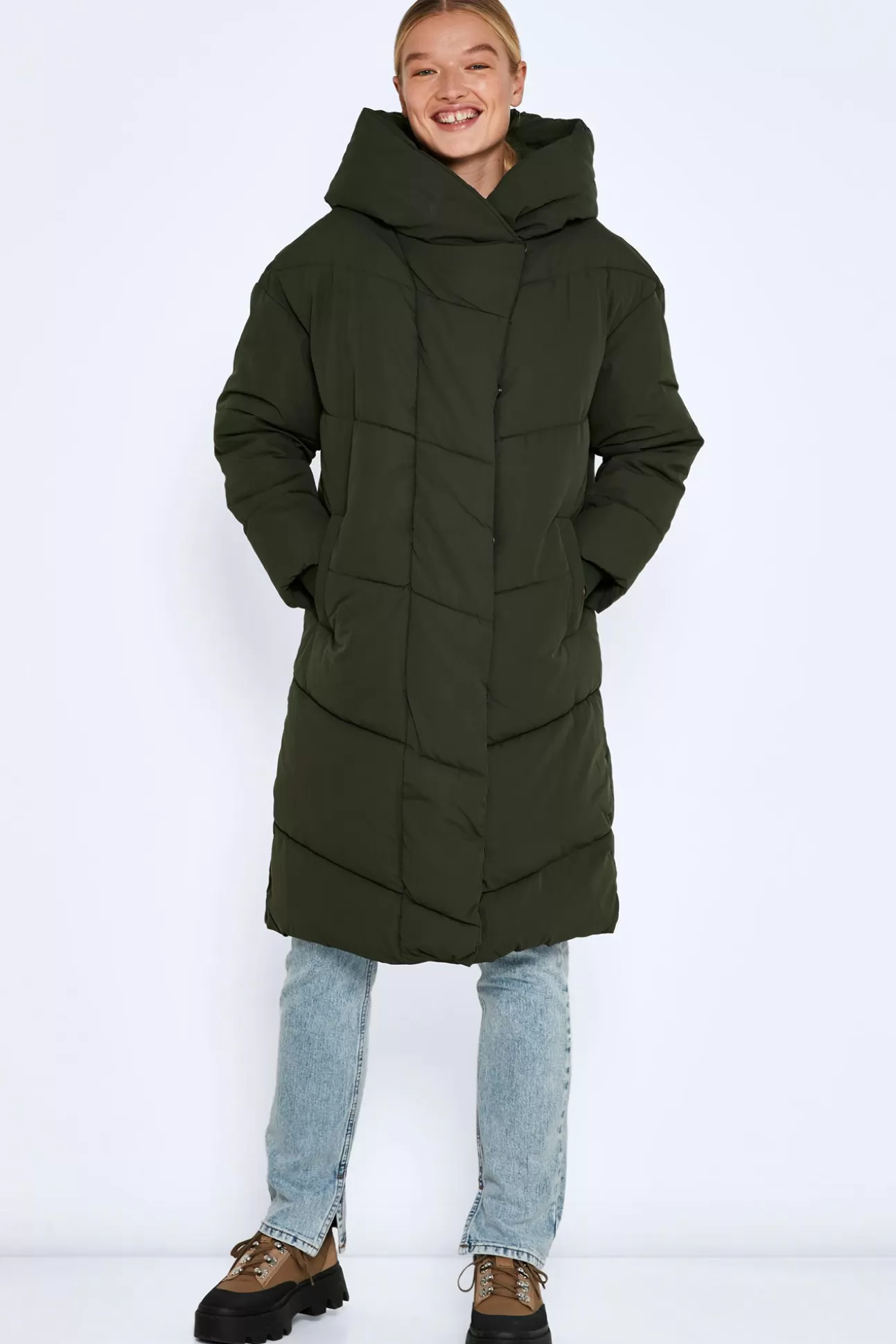 Cheap Abrigo Largo Acolchado Mujer Abrigos Y Parkas