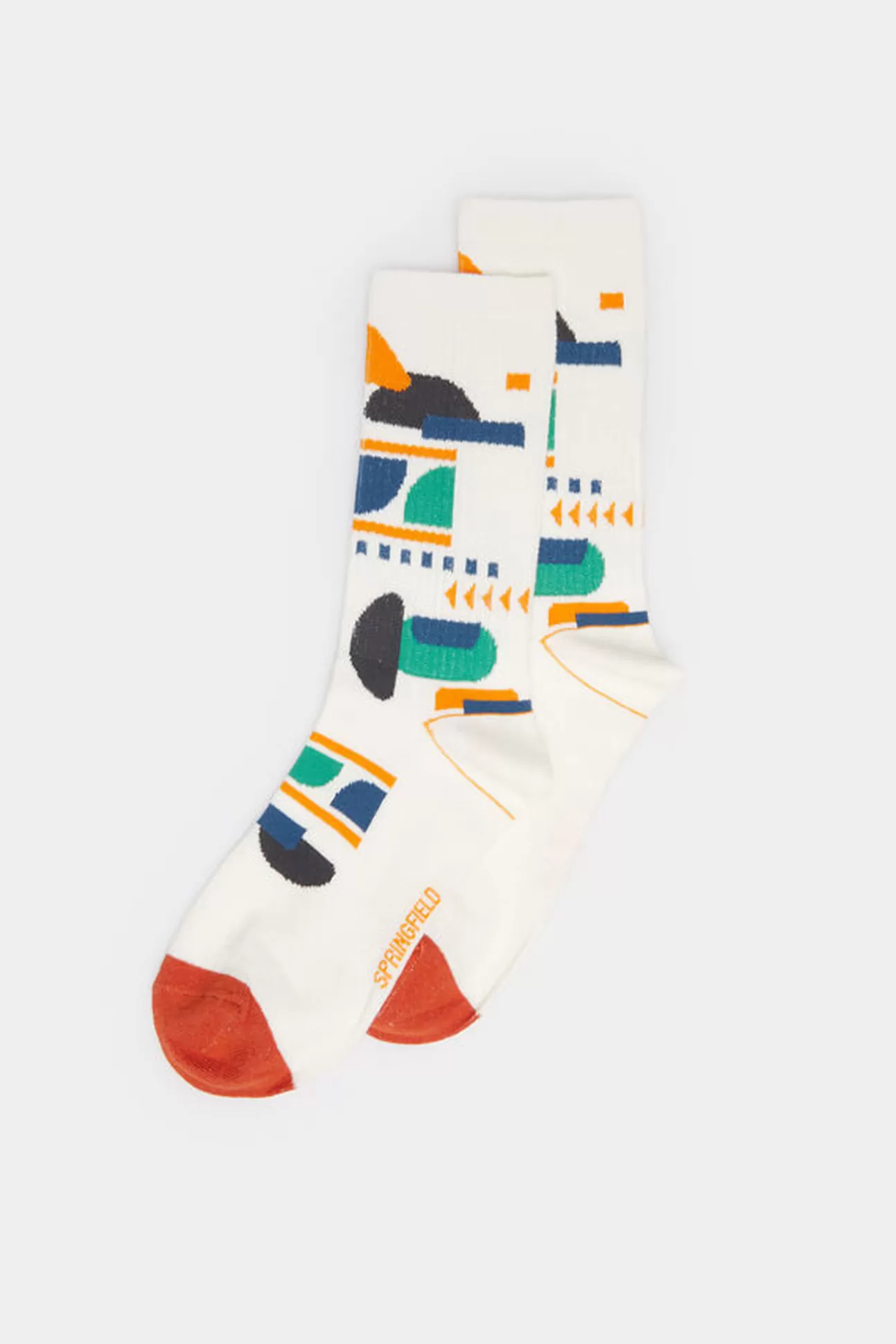 Flash Sale Calcetin Alto Canale Motivos Abstractos Hombre Calcetines