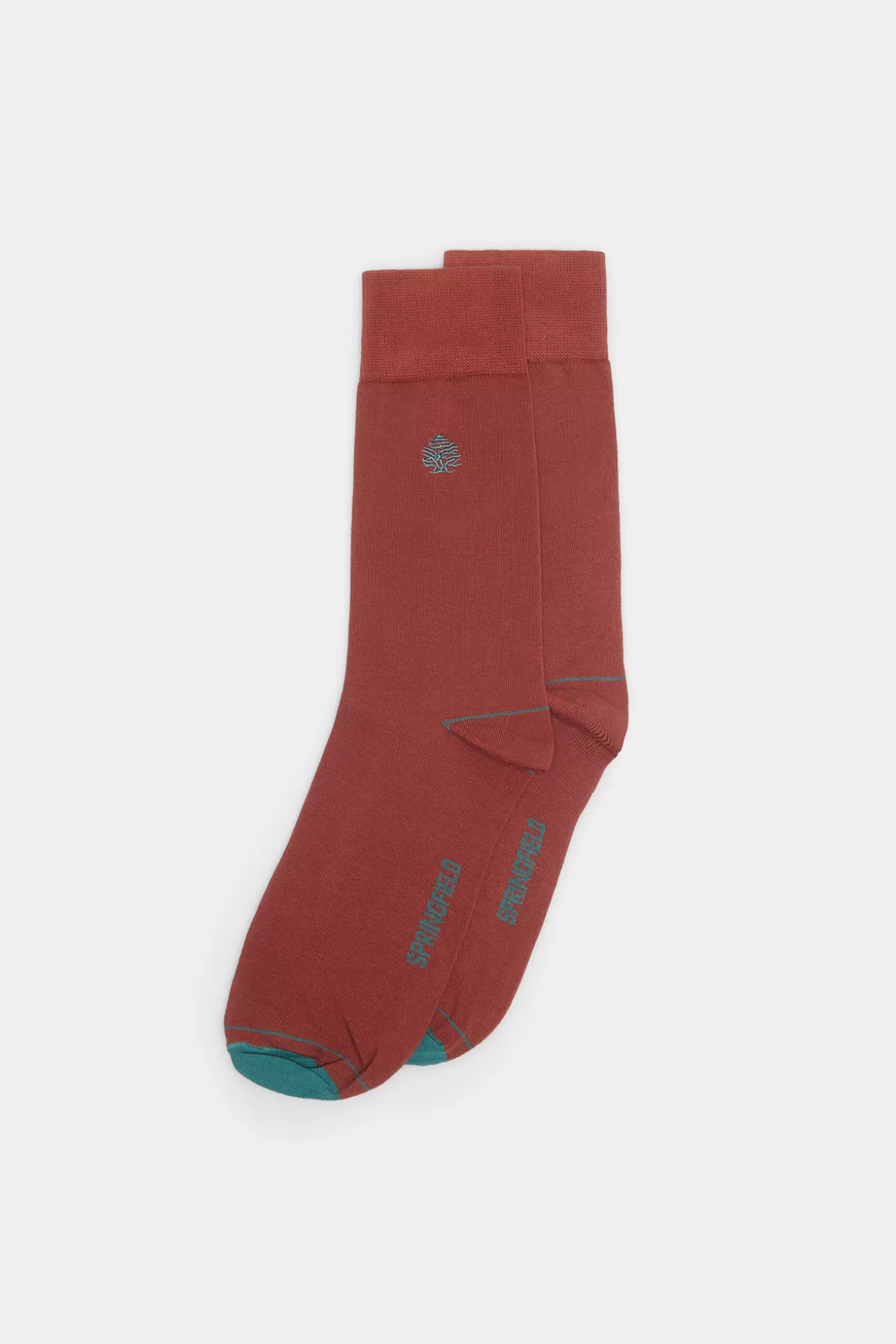 Outlet Calcetin Basico Logo Bordado Hombre Calcetines