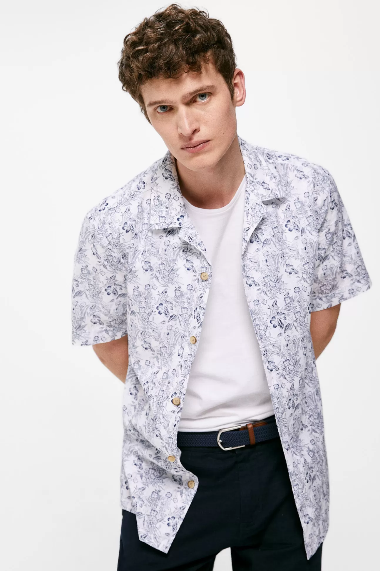 Best Sale Camisa Estampada Hombre Camisas