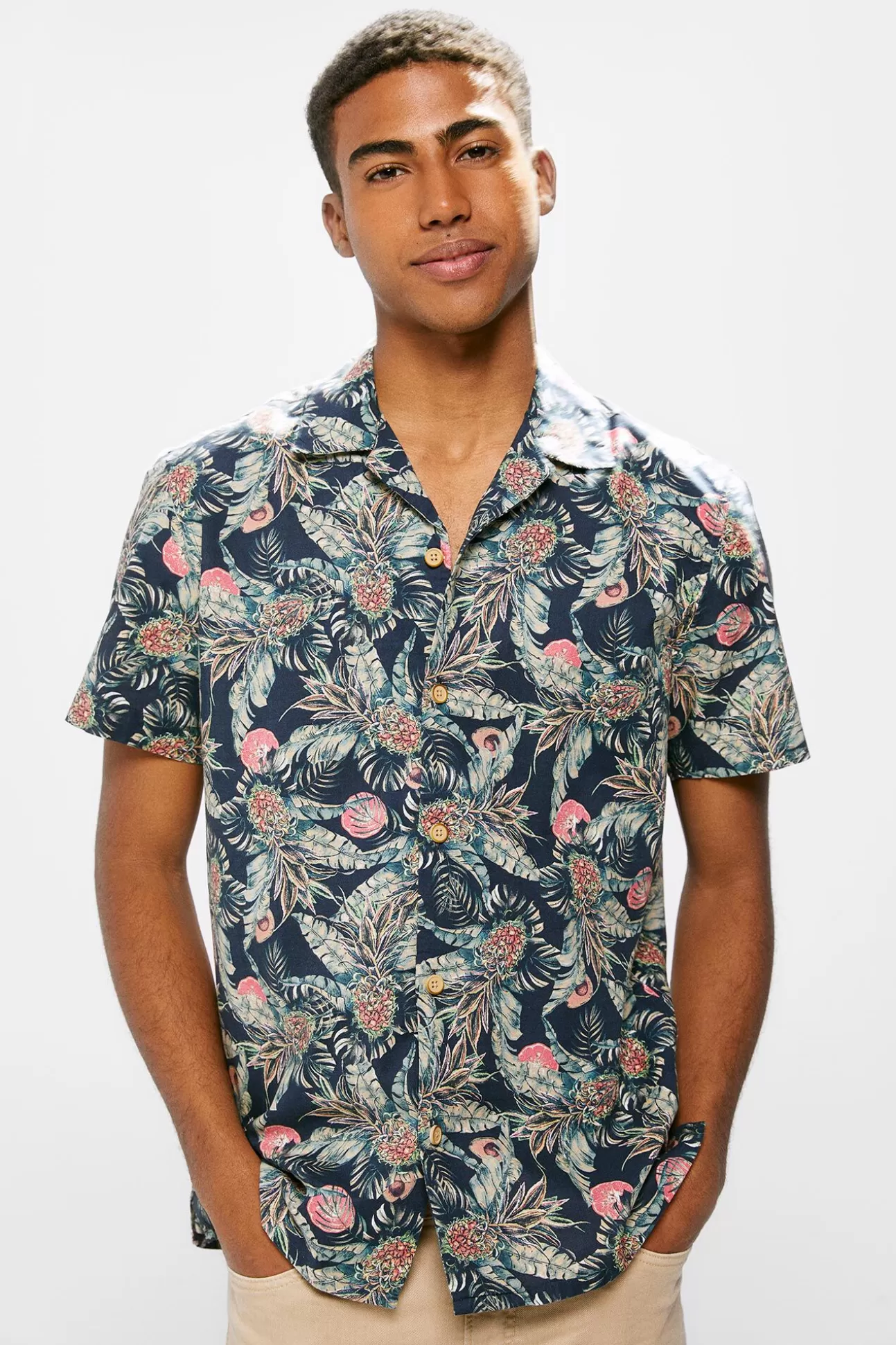 Discount Camisa Estampada Hombre Camisas