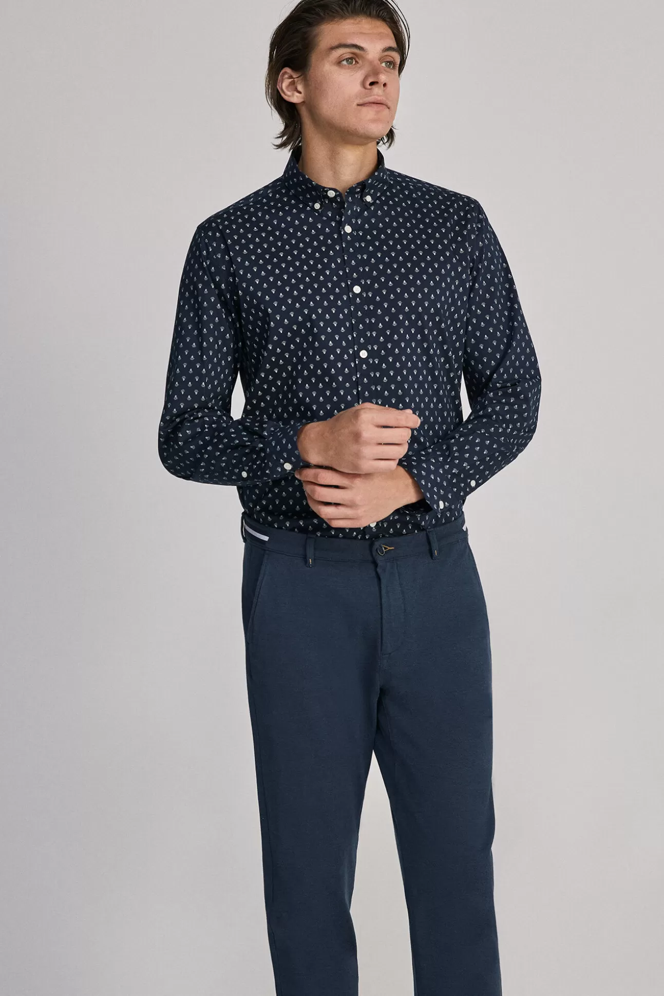 Shop Camisa Estampada Hombre Camisas