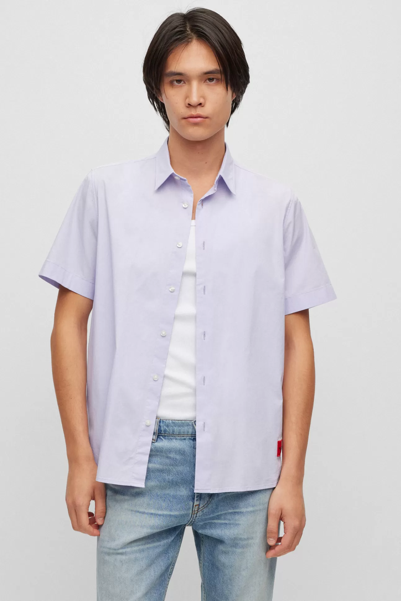 Cheap Camisa Manga Corta Hombre Camisas