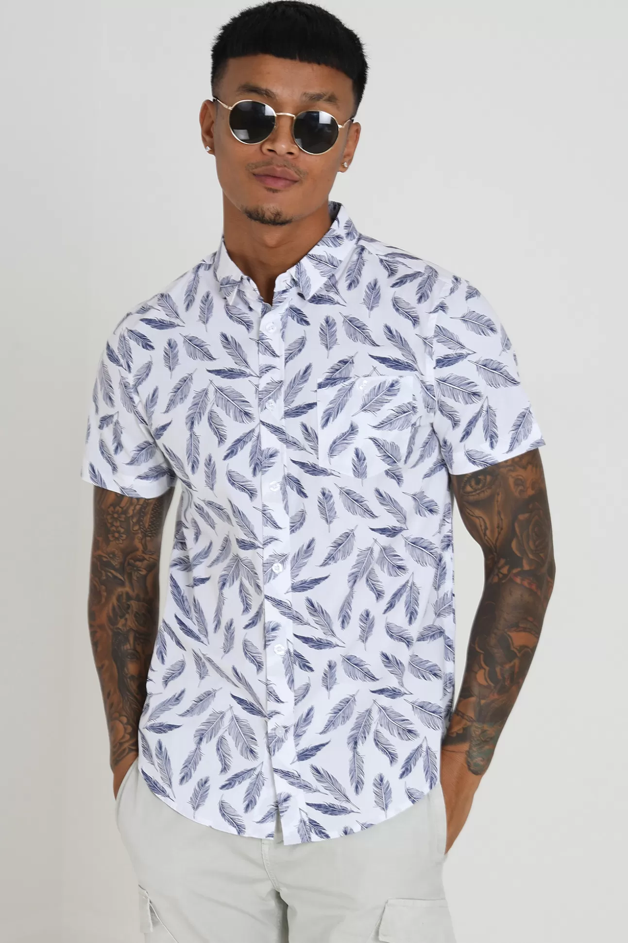 Best Camisa Manga Corta Y Estampada. Hombre Camisas