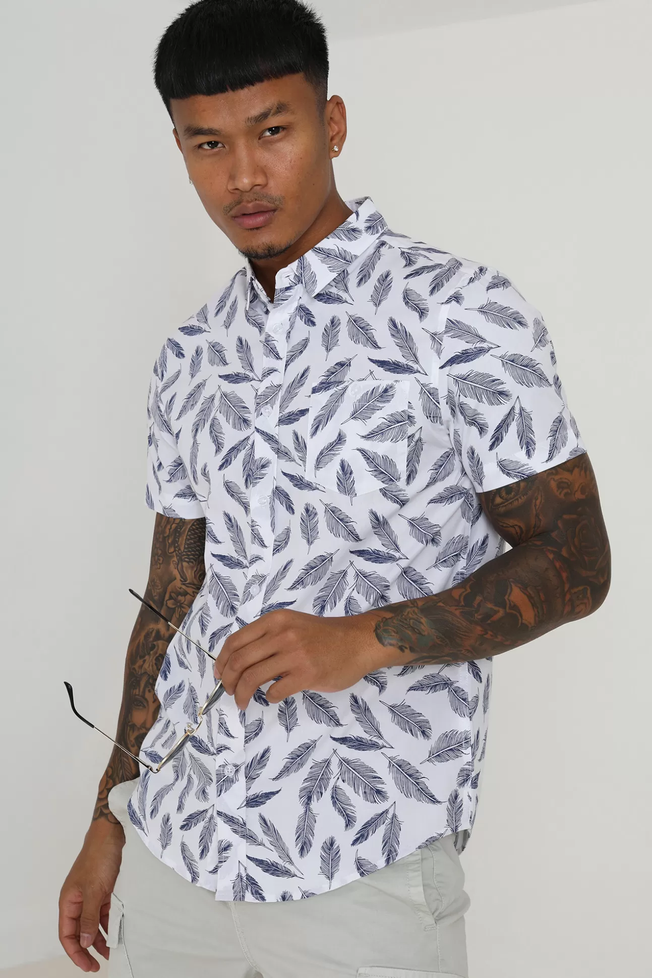 Best Camisa Manga Corta Y Estampada. Hombre Camisas