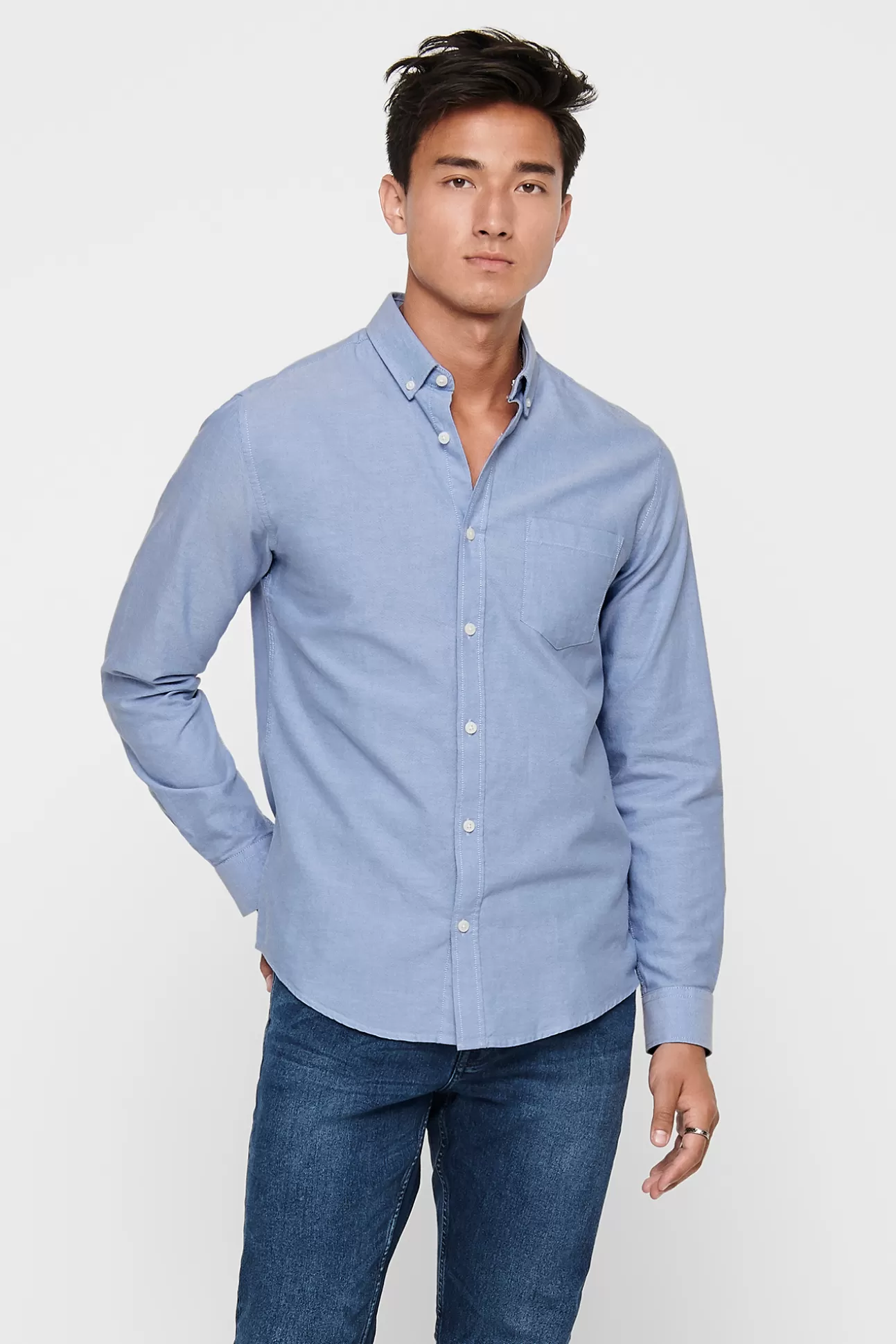 Hot Camisa Oxford Hombre Camisas