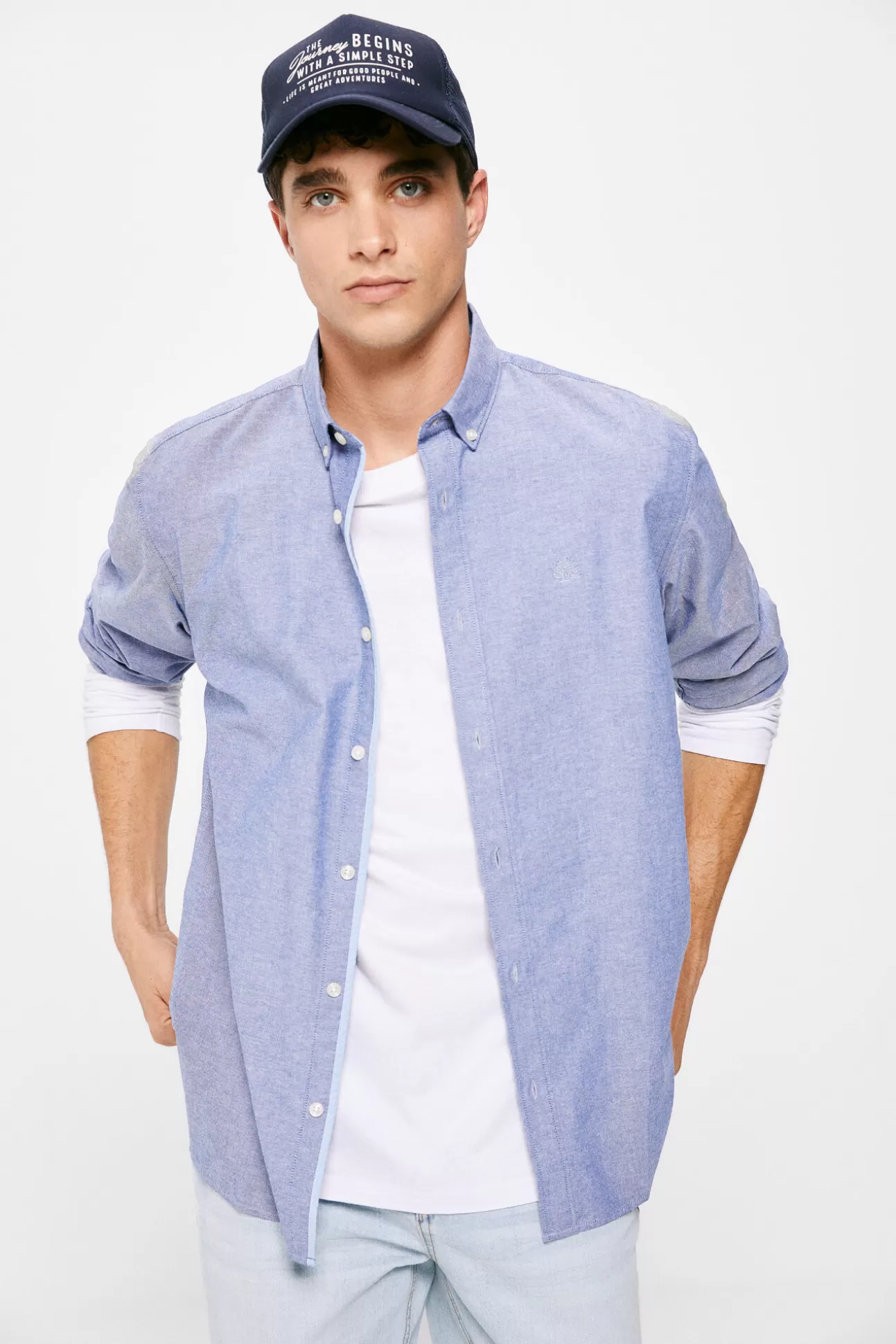 Best Camisa Pintpoint Color Hombre Camisas