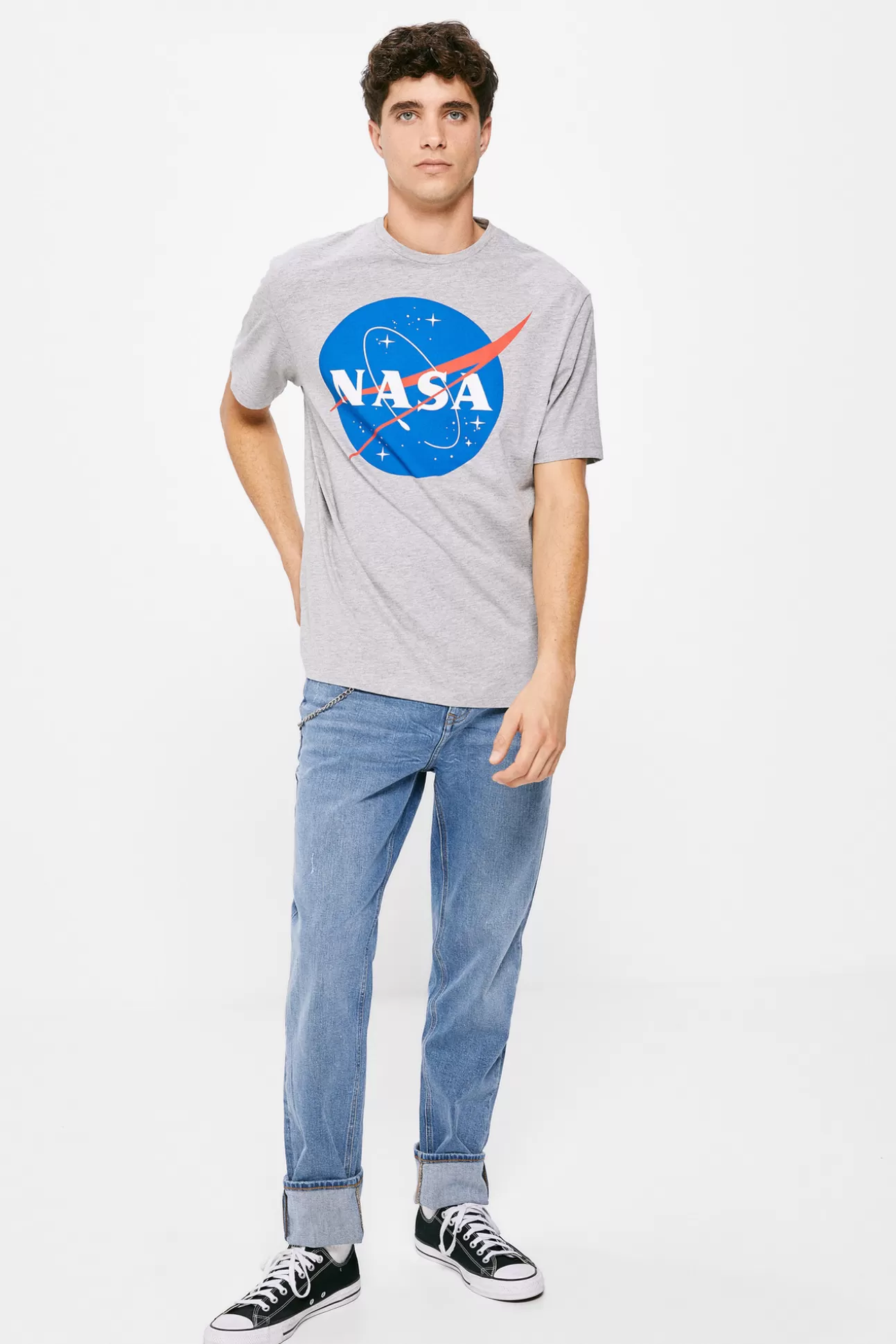 Best Camiseta Logo Nasa Hombre Licencias