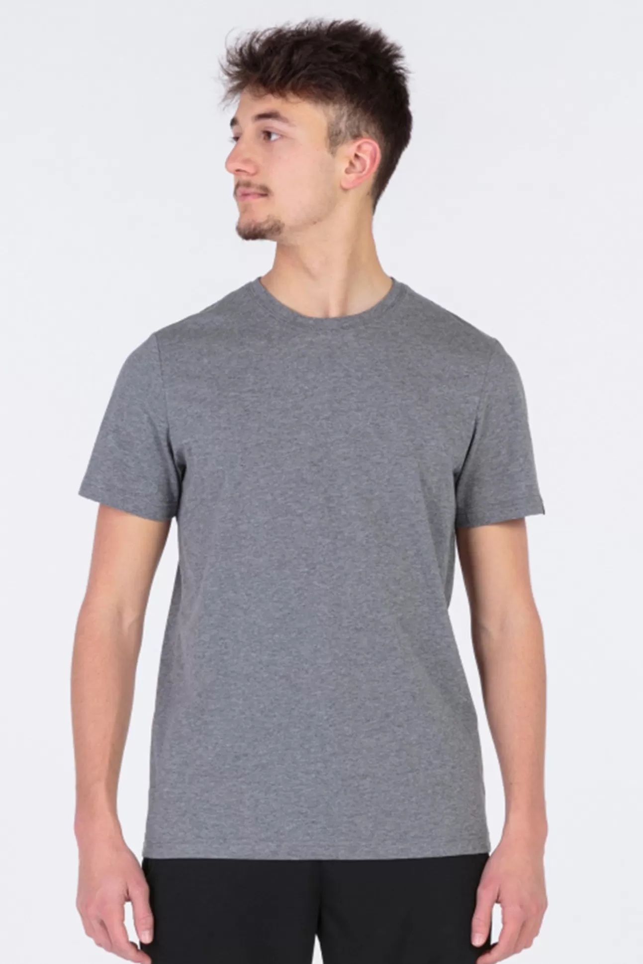 Best Sale Camiseta Manga Corta Desert Gris Melange Hombre Camisetas