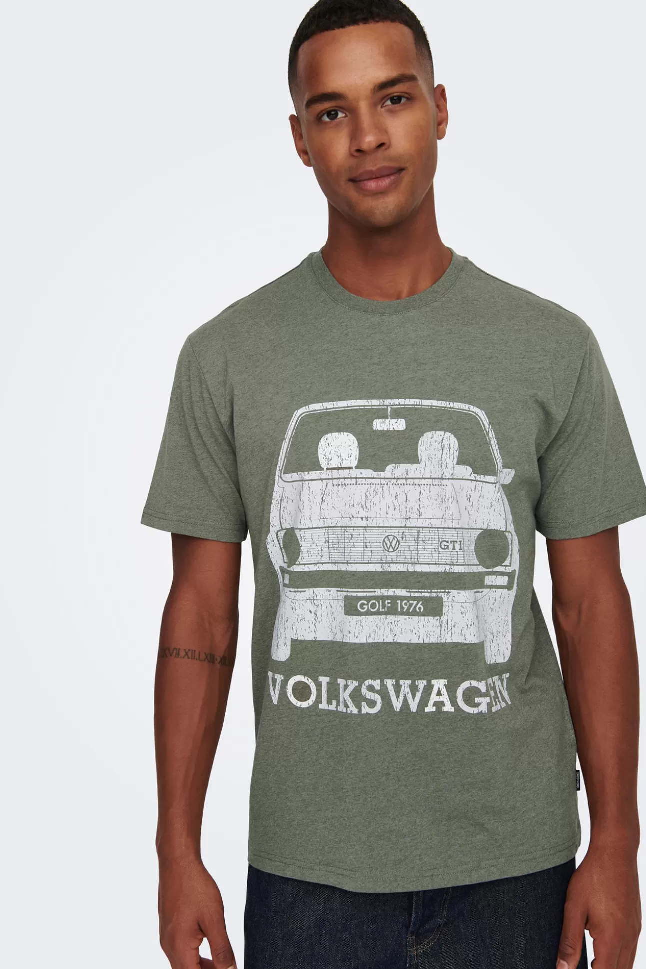 Best Camiseta Manga Corta Volkswagen Hombre Licencias