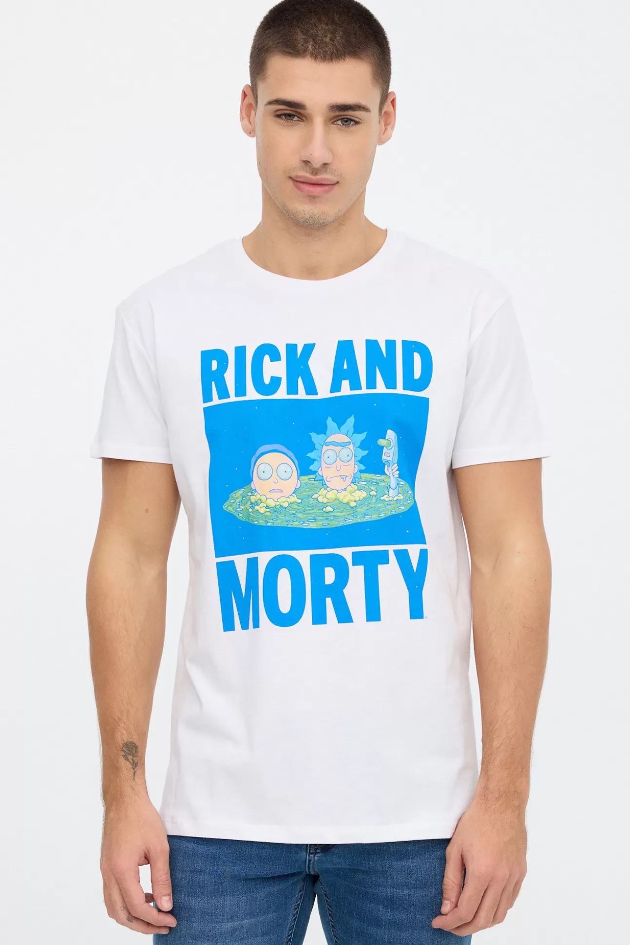 Cheap Camiseta Rick & Morty Hombre Licencias