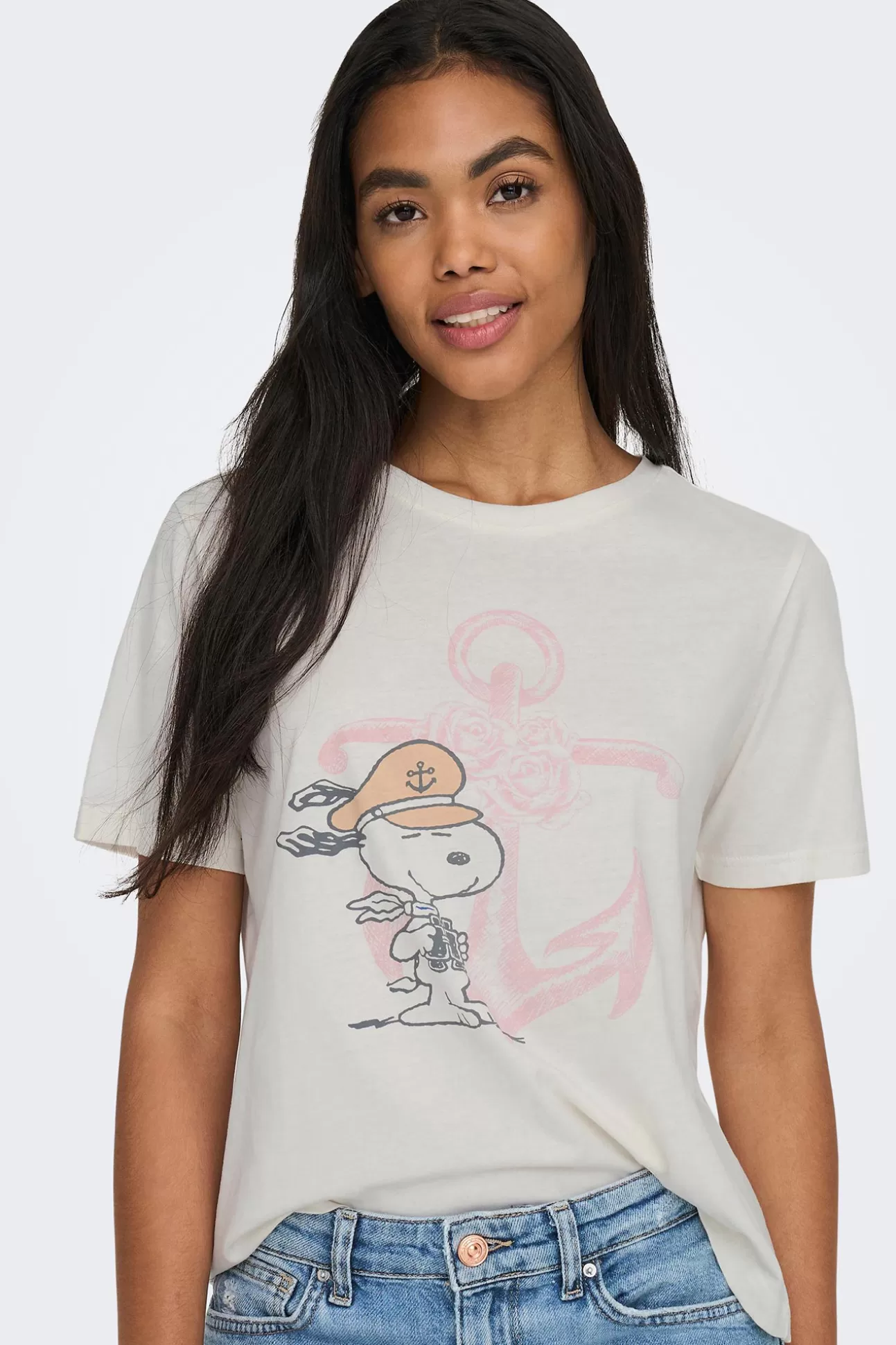 Clearance Camiseta Snoopy Mujer Licencias