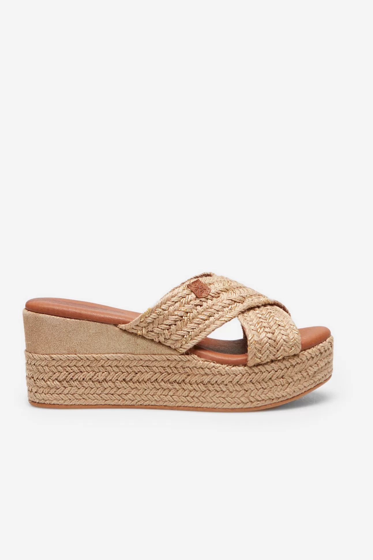 Cheap Cunas Albufera Chiara Oro Yute Mujer Alpargatas