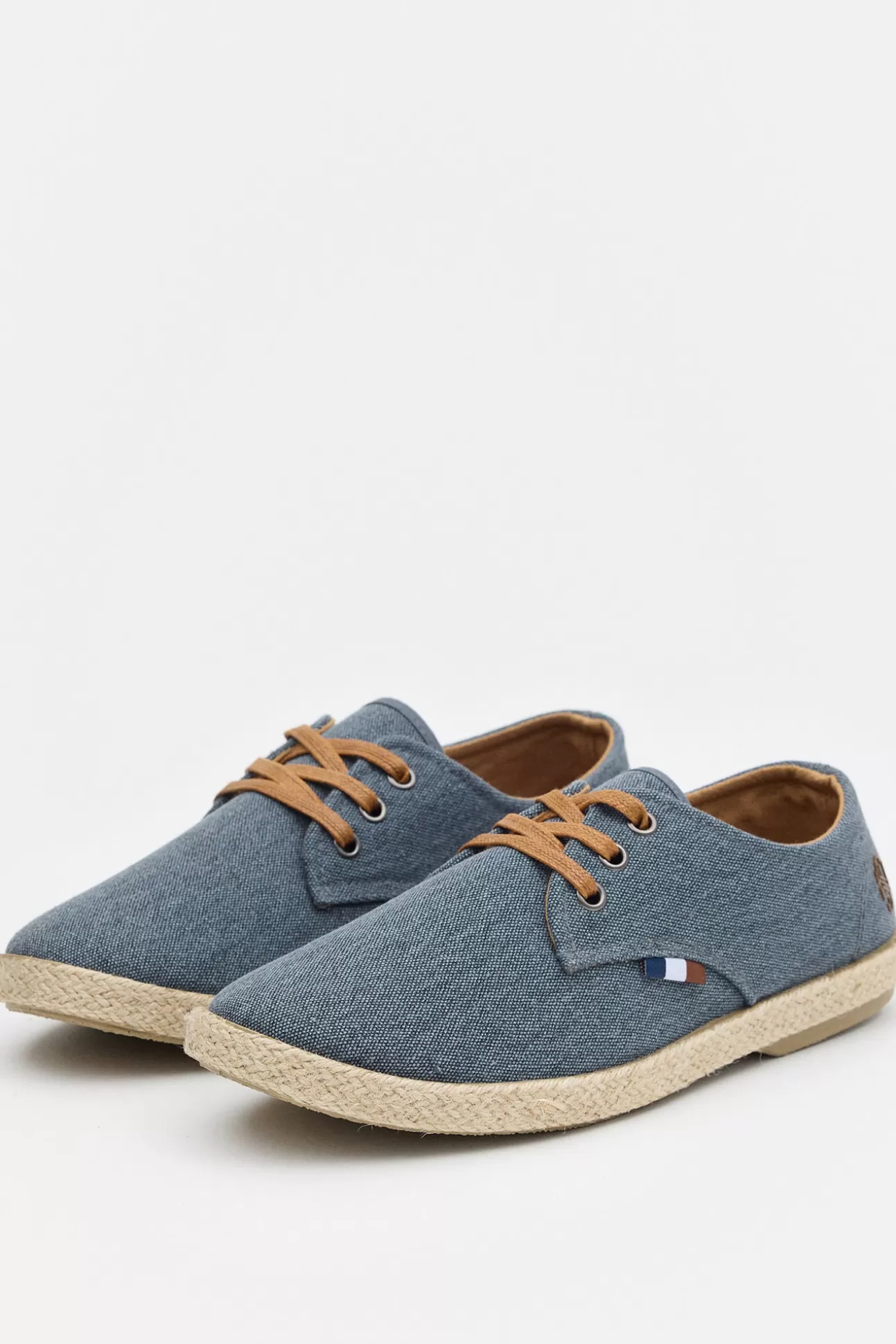 Outlet Deportiva Yute Loneta Lavada Hombre Zapatillas