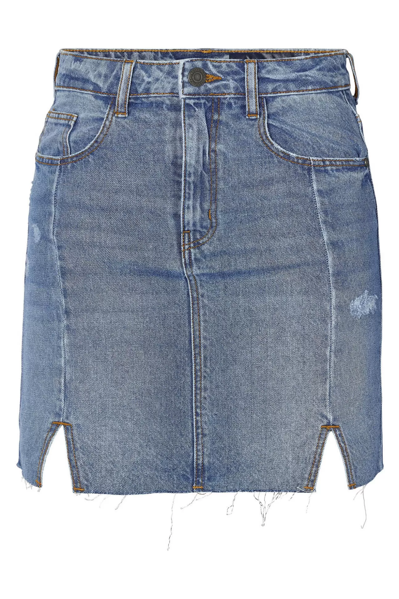 Shop Falda Denim Corta Mujer Faldas