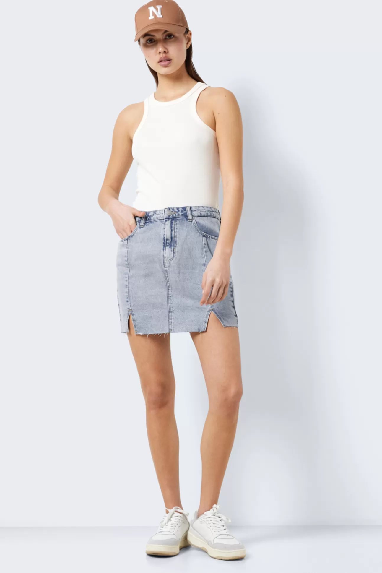 Best Falda Denim Corta Mujer Faldas