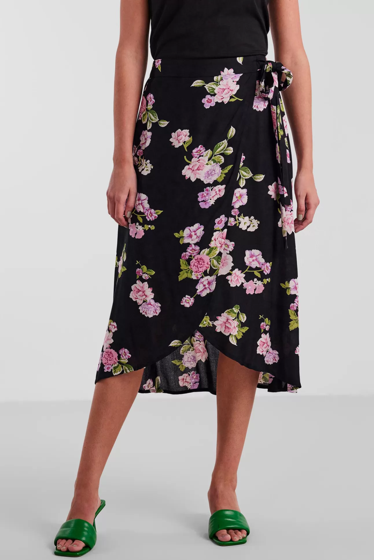 Online Falda Midi Cruzada. Mujer Faldas