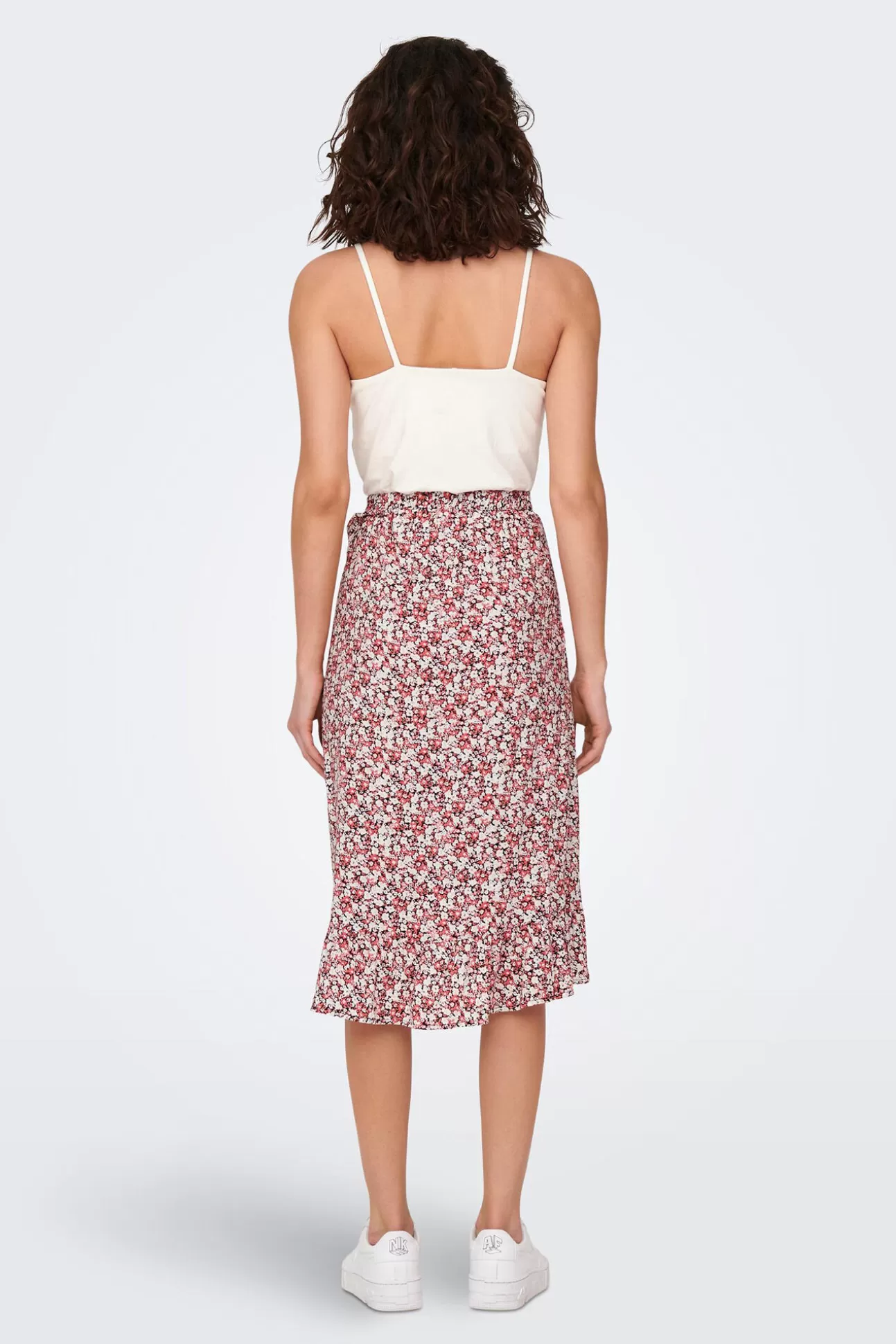 Fashion Falda Midi Estampada Mujer Faldas