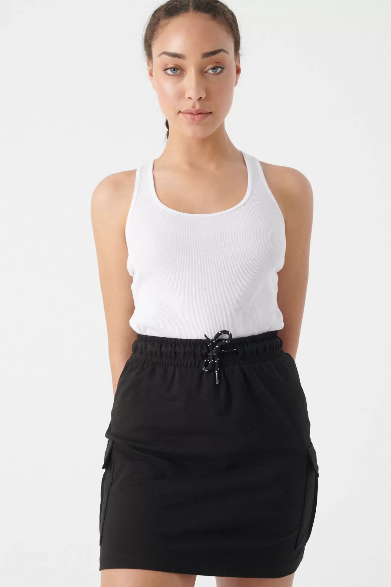 Cheap Falda Mini Cargo Mujer Faldas