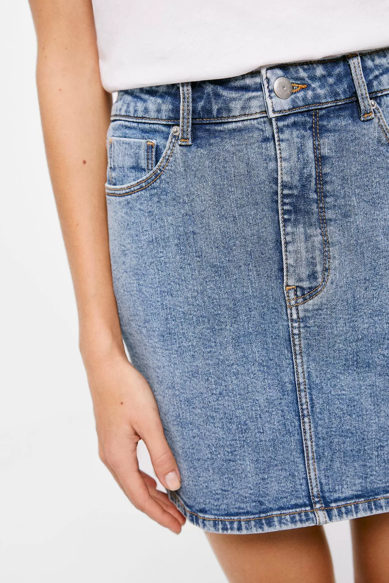 Flash Sale Falda Mini Denim Mujer Faldas