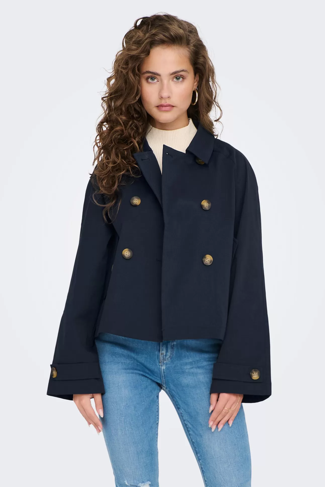 Flash Sale Gabardina Corta Algodon Mujer Abrigos Y Parkas