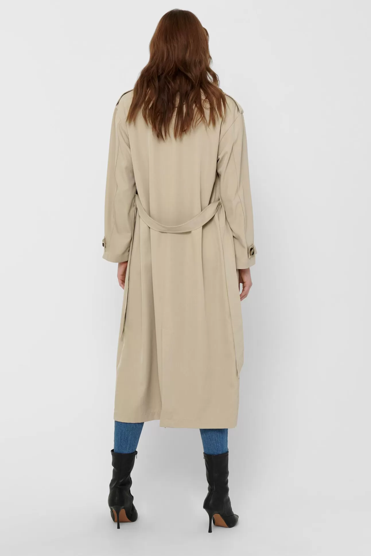 Best Sale Gabardina Larga Fluida Mujer Abrigos Y Parkas