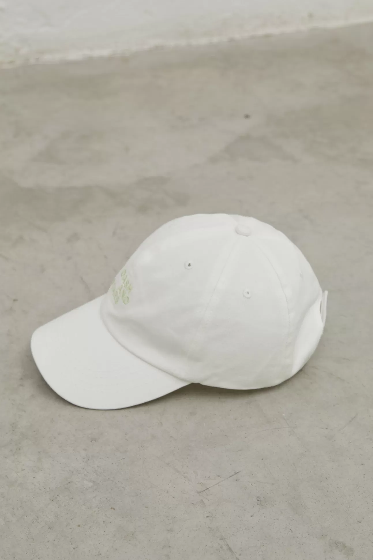 Clearance Gorra Blanca Logo Bordado Mujer Accesorios