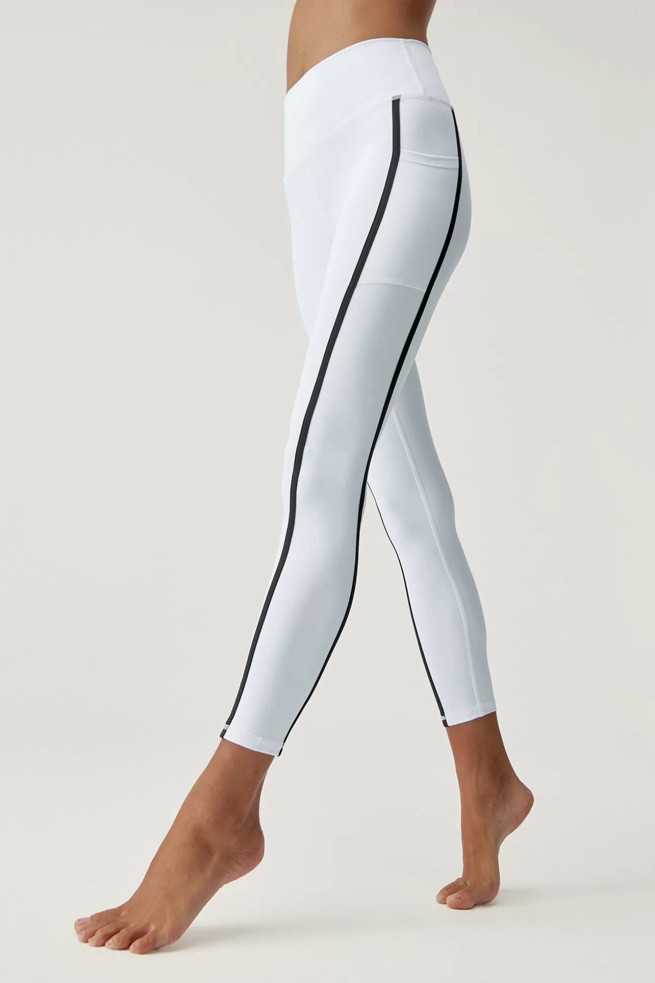 New Legging Hanae Black/White Mujer Leggings Y Pantalones