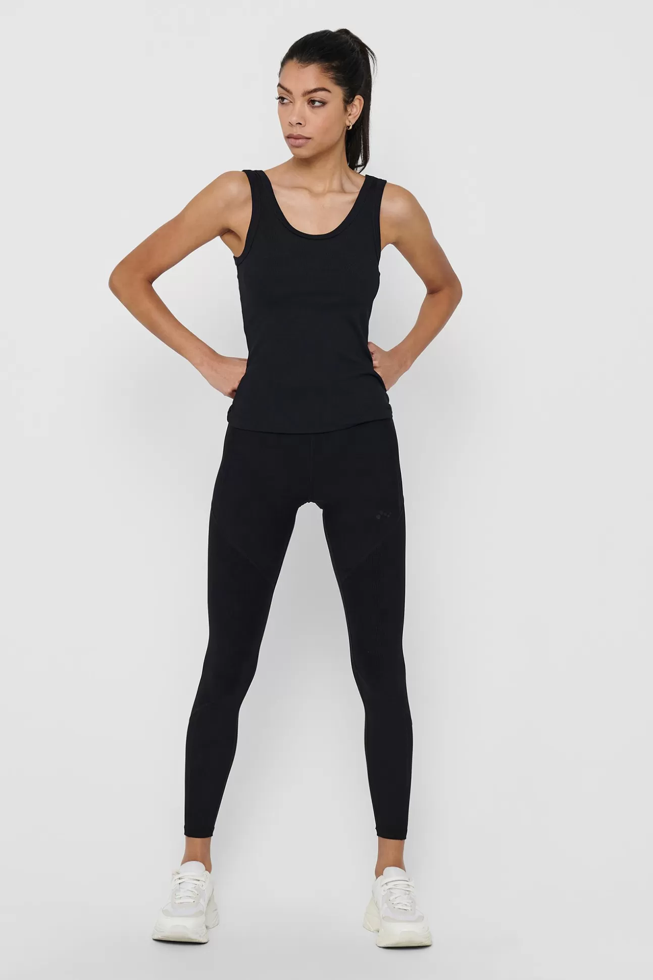 Shop Legging Largo Elastico Mujer Leggings Y Pantalones