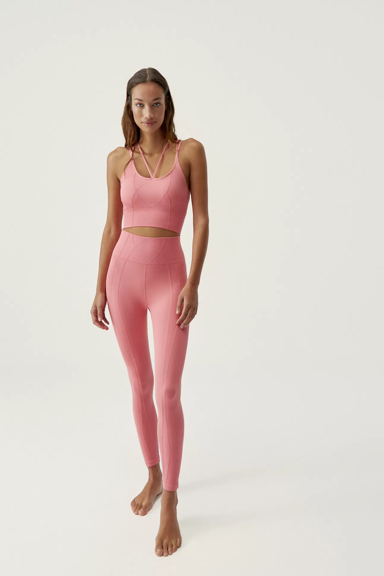 Store Legging Selene Pink Peach Mujer Leggings Y Pantalones