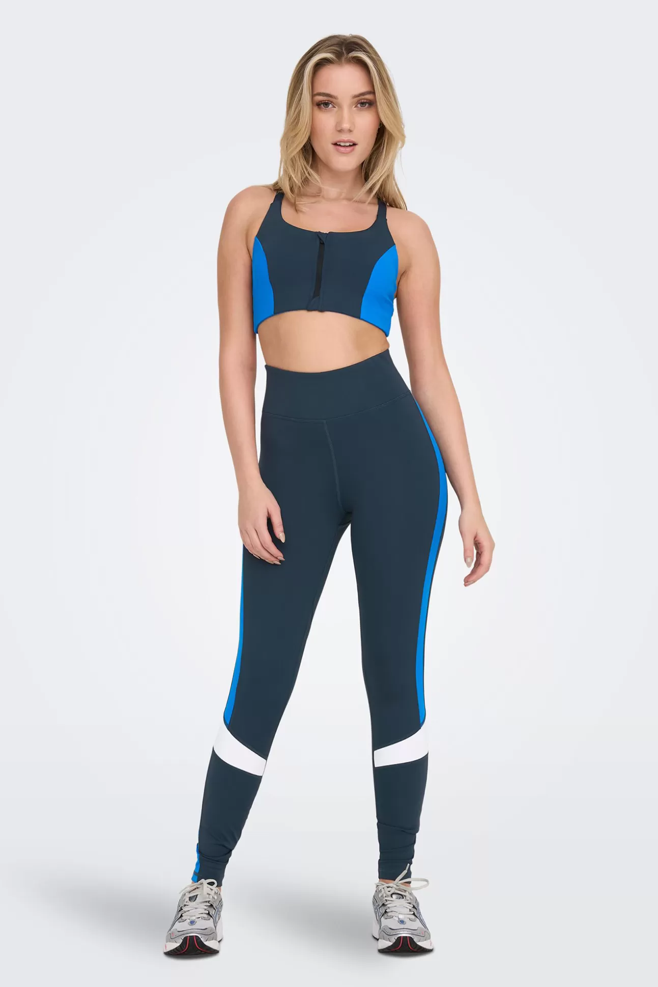 Best Legging Stretch Color Block Mujer Leggings Y Pantalones