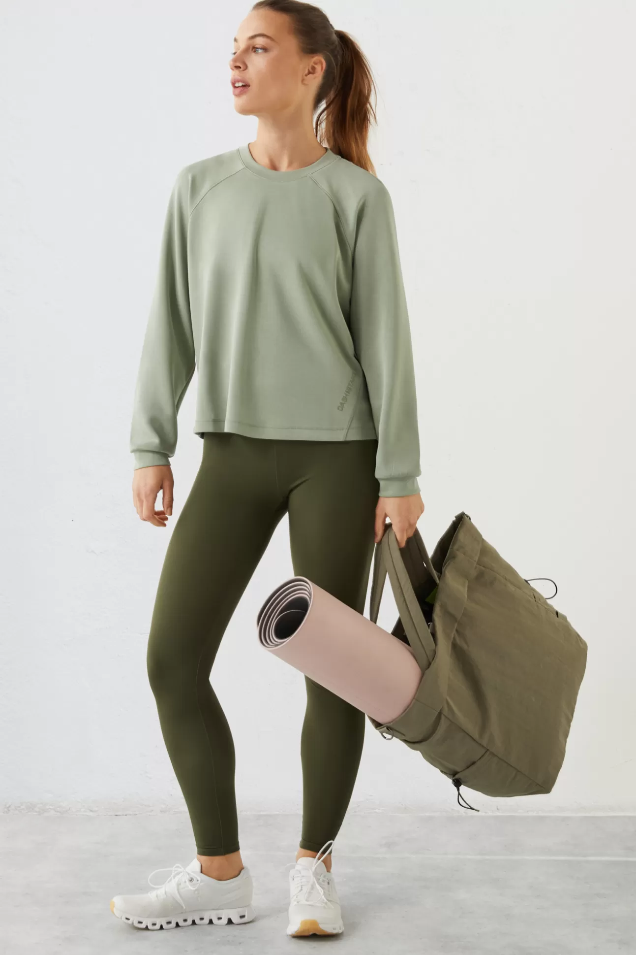 Store Leggings Verde Collagen Feel Mujer Leggings Y Pantalones