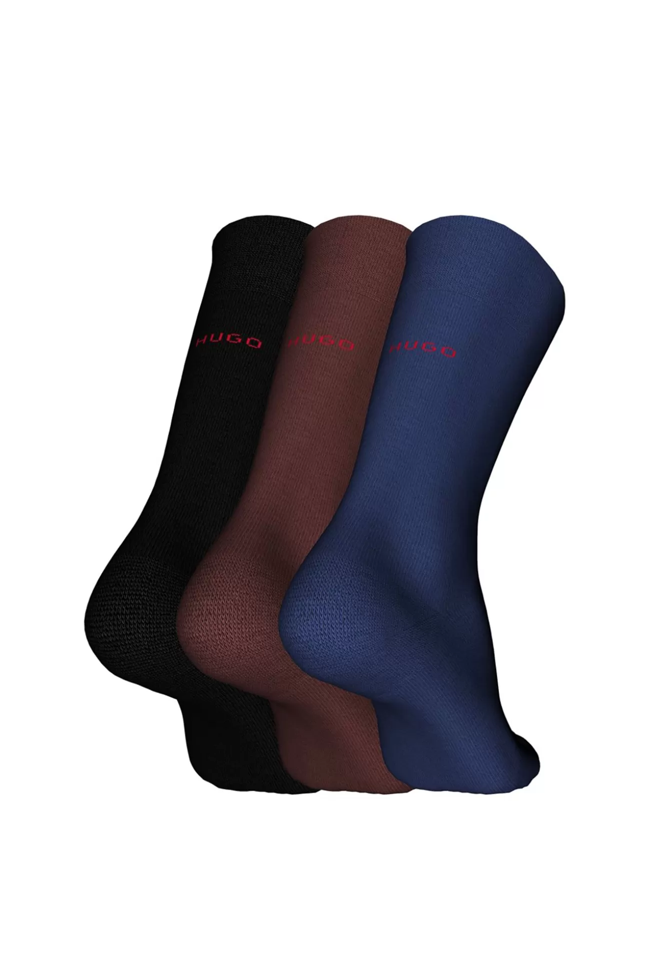 Outlet Pack 3 Calcetines Lisos Hombre Calcetines