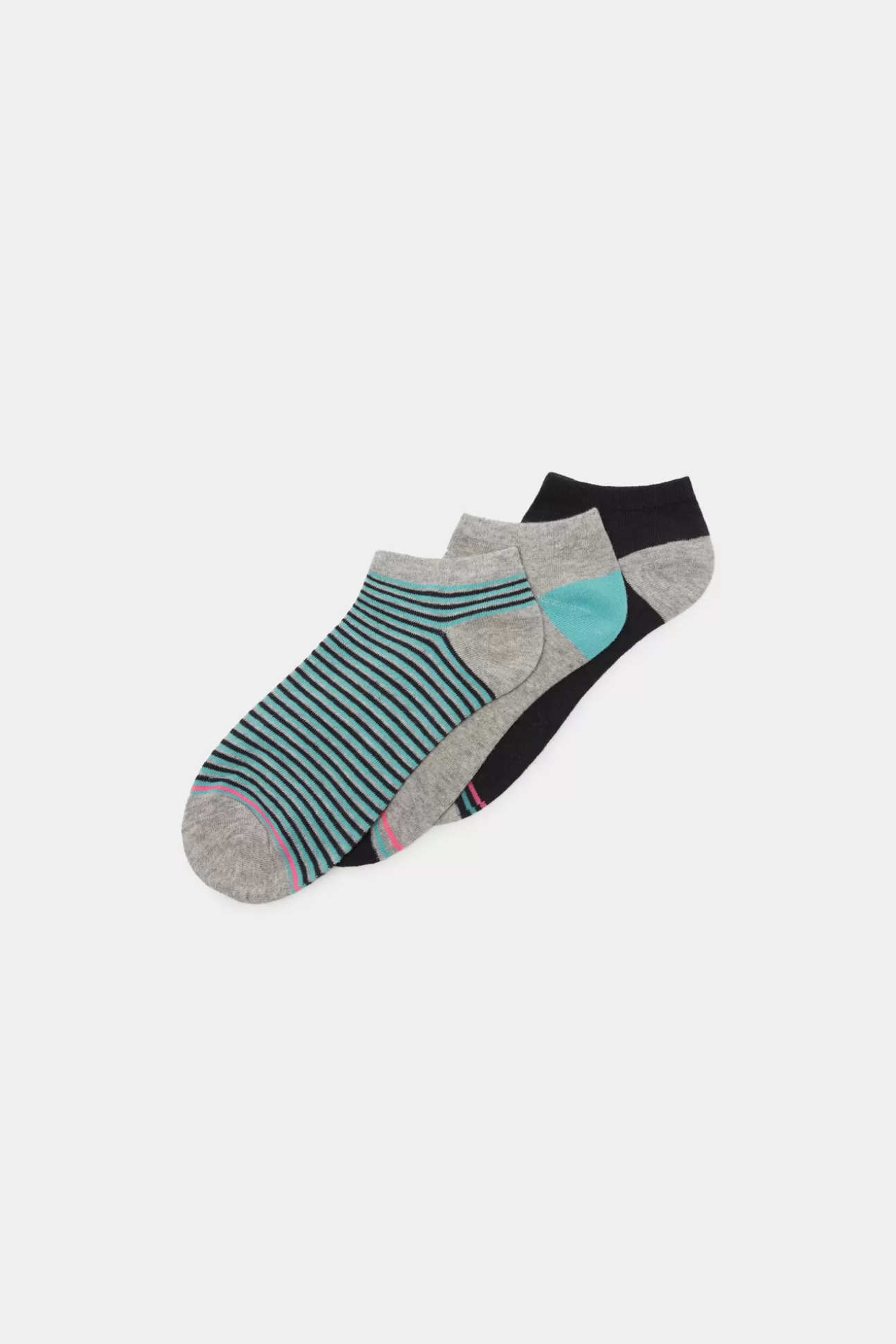 Discount Pack 3 Calcetines Tobilleros Surf Hombre Calcetines