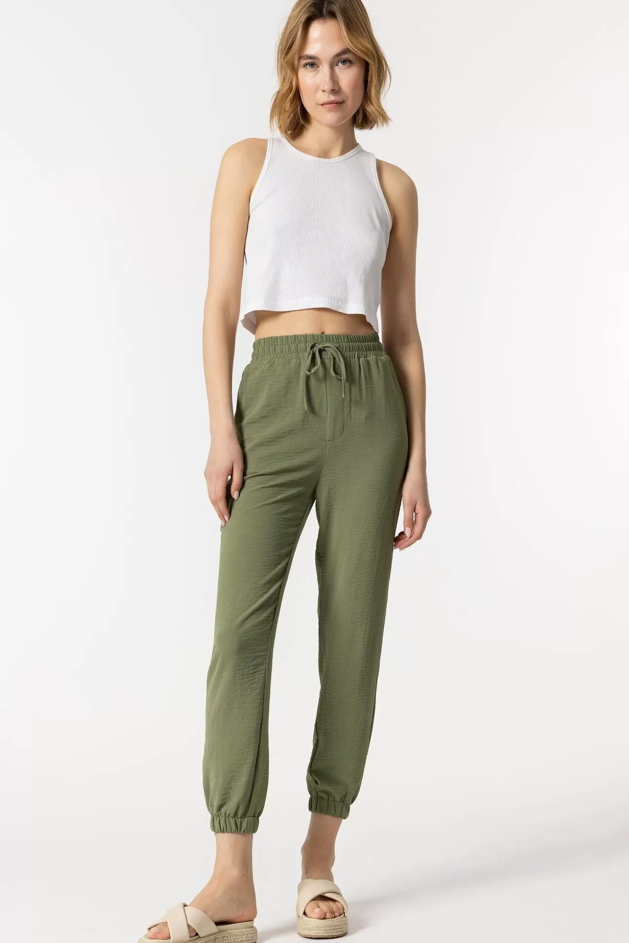 Sale Pantalon Jogger Fluido Mujer Joggers