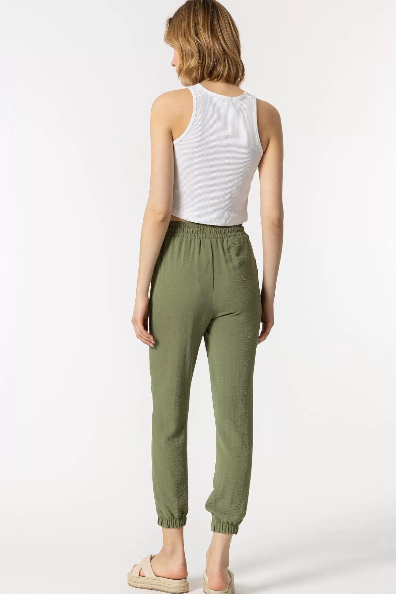 Sale Pantalon Jogger Fluido Mujer Joggers