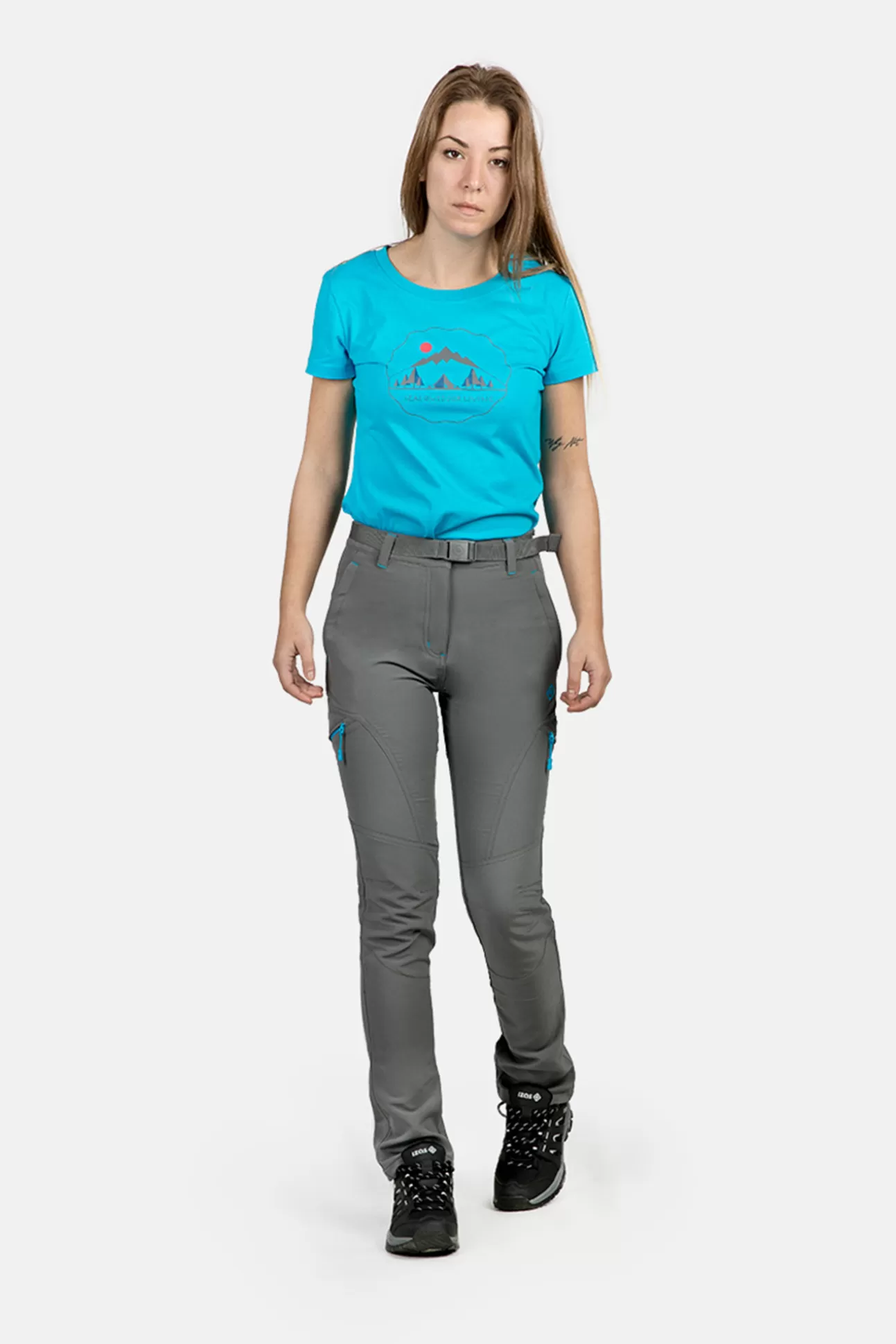 Shop Pantalon Largo De Trekking Leyte Mujer Leggings Y Pantalones