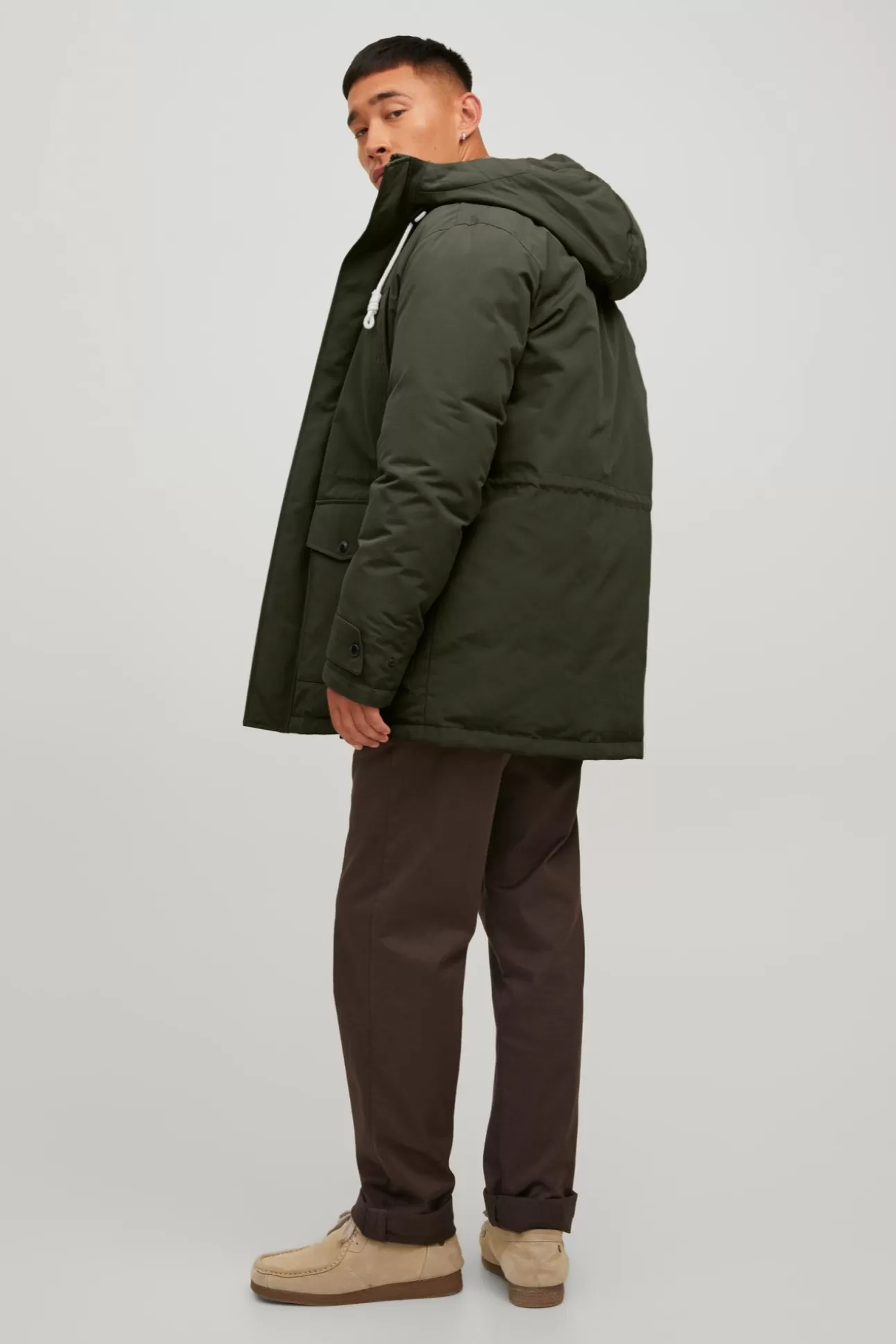 Discount Parka Con Capucha Hombre Abrigos Y Parkas