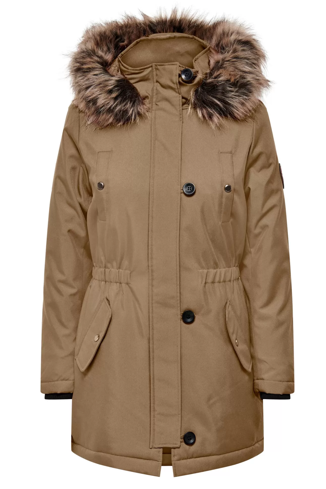 Best Sale Parka Con Capucha Y Pelo Mujer Abrigos Y Parkas