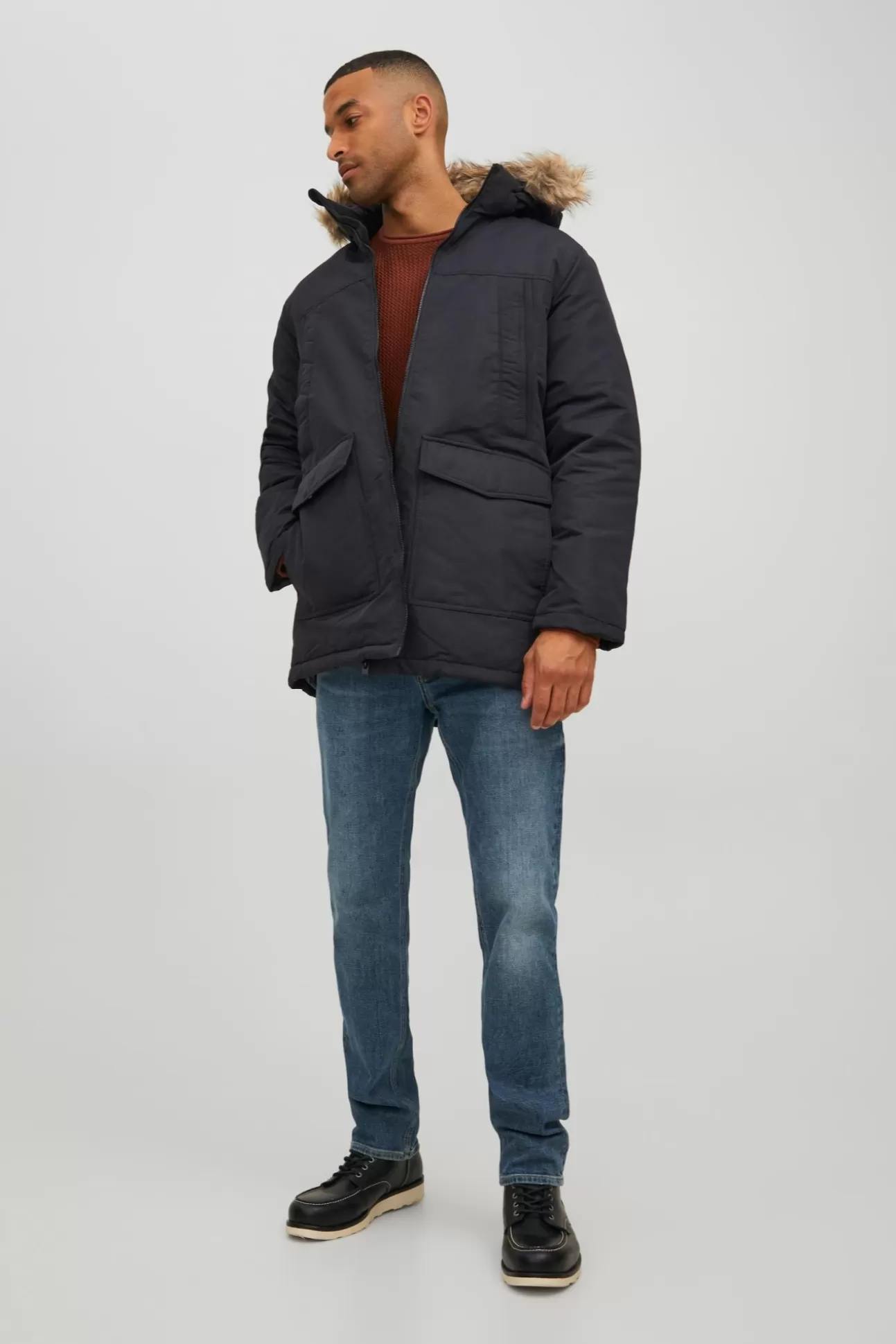 Best Parka Pelo Capucha Hombre Abrigos Y Parkas