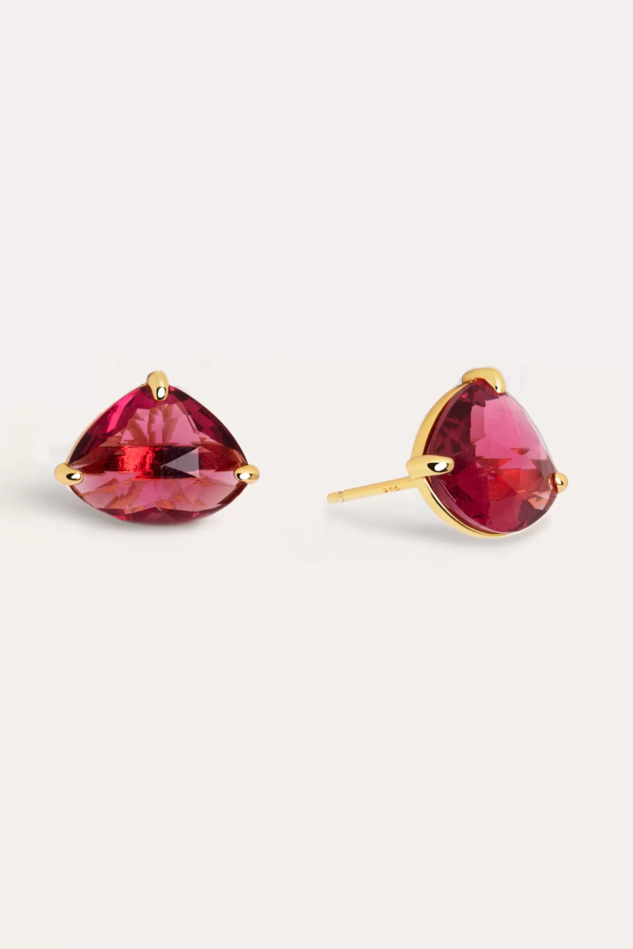 Clearance Pendientes Drop M Raspberry Oro Mujer Bisutería