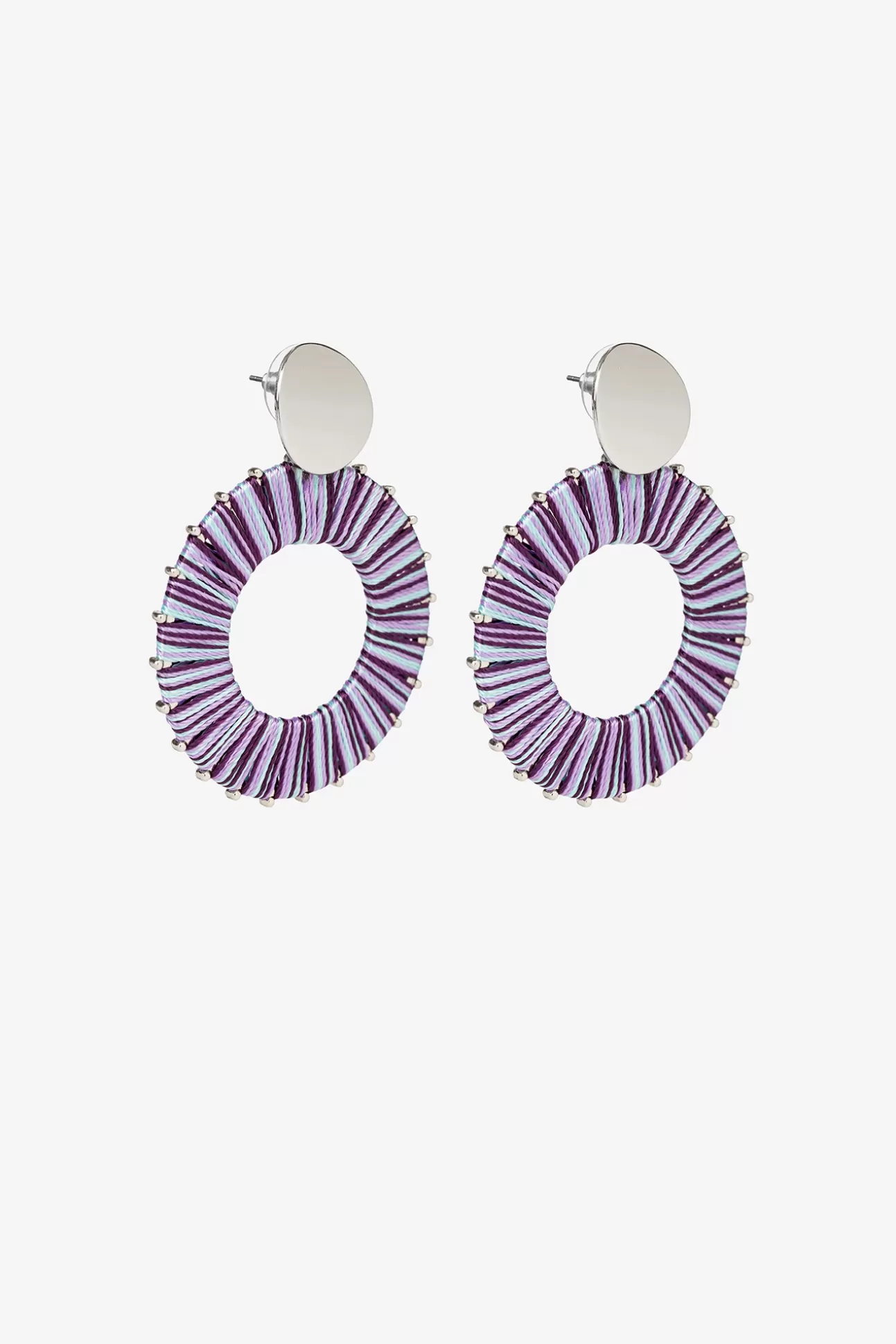 Best Pendientes Largos Con Textil Mujer Bisutería