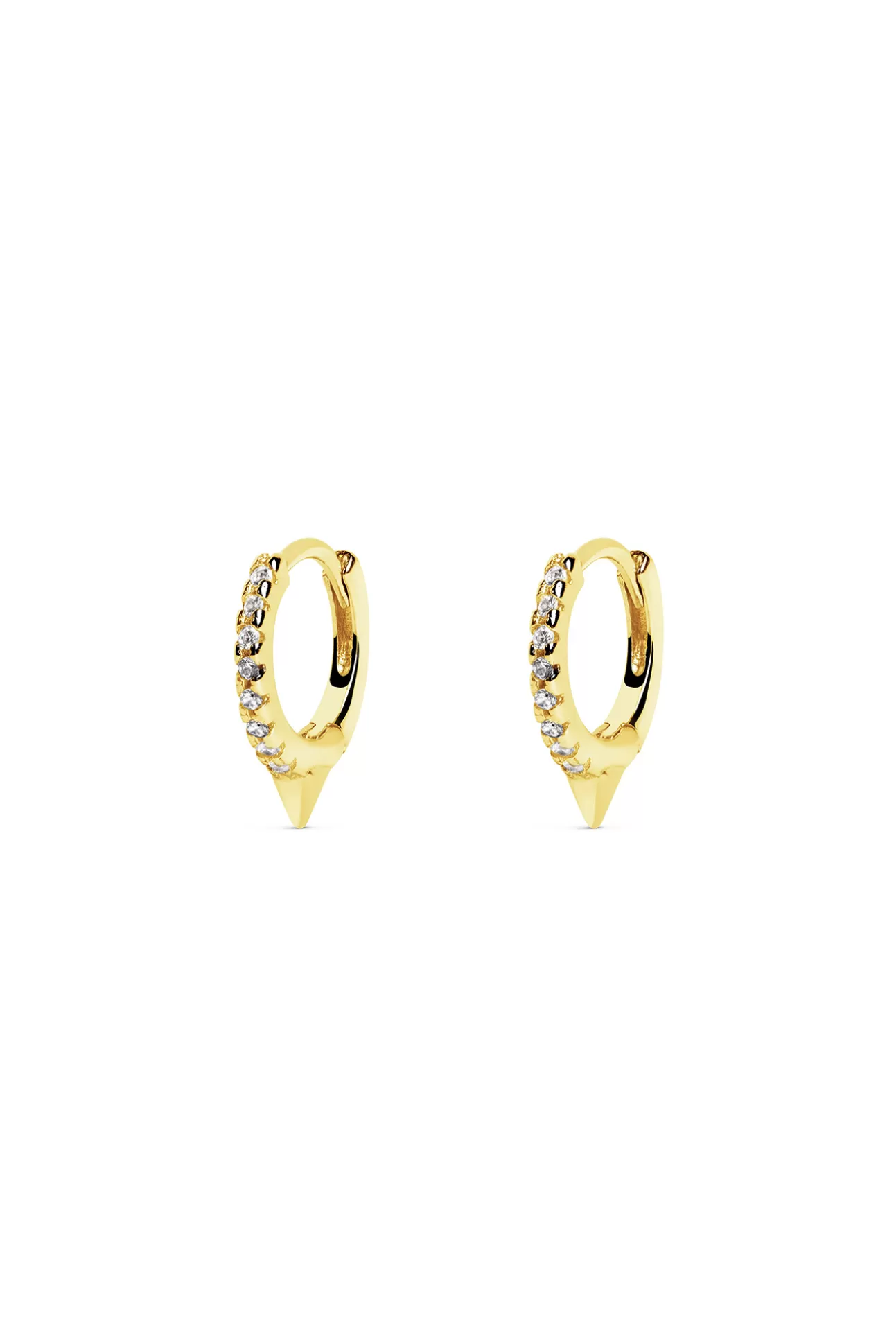 Clearance Pendientes Single Rolling Spark Oro Mujer Bisutería