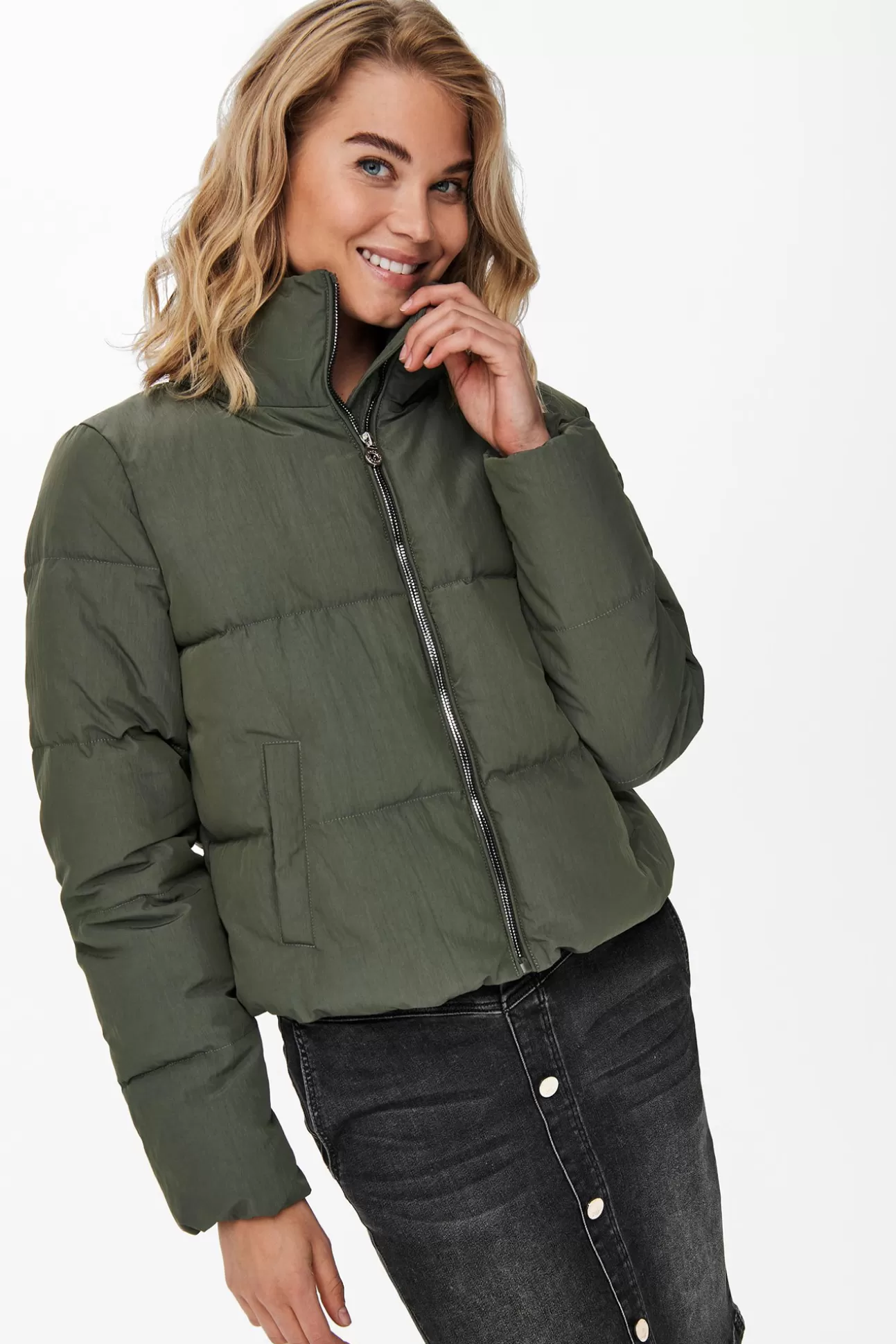 Best Sale Plumifero Corto Mujer Abrigos Y Parkas