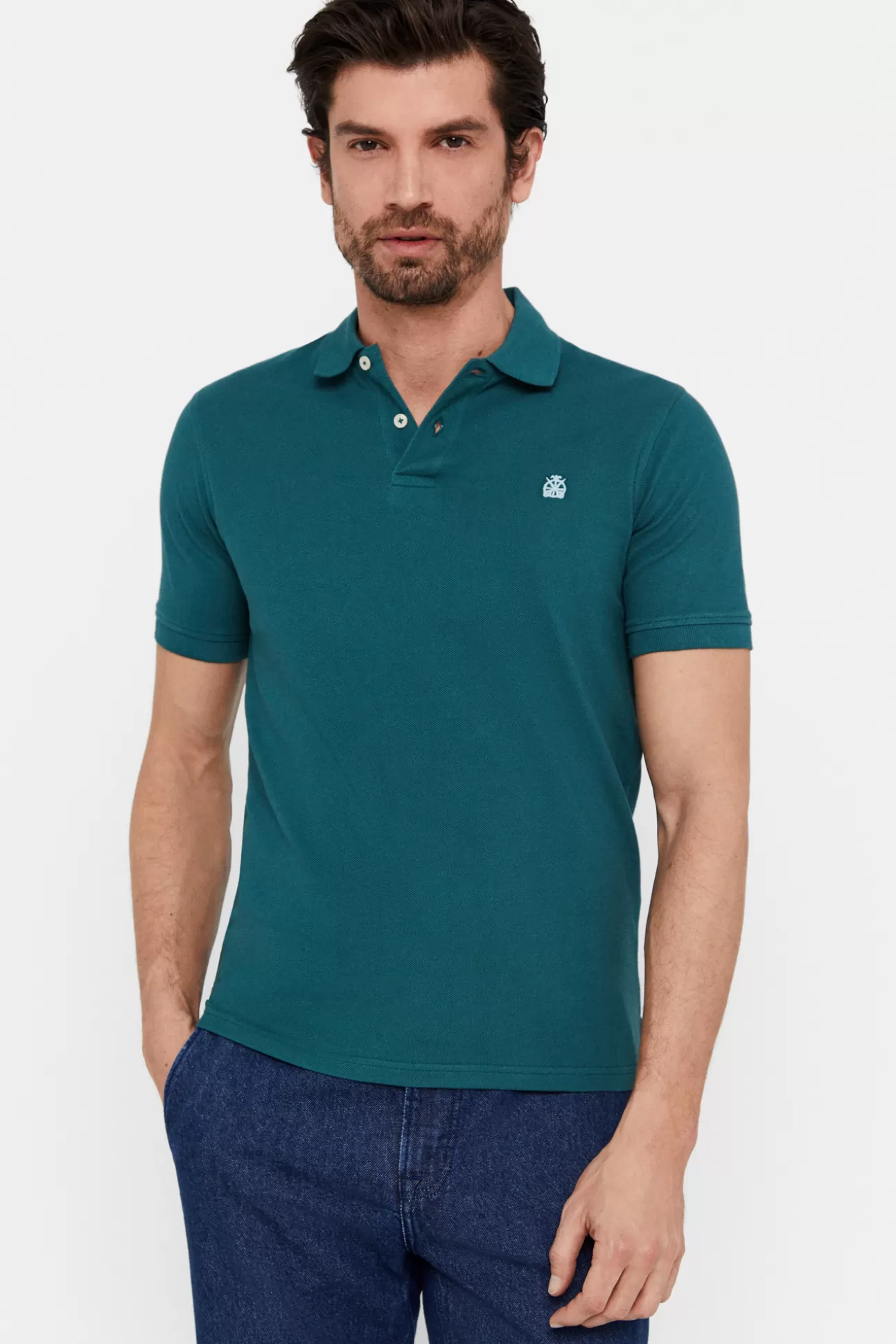 New Polo Basico Pique Slim Hombre Polos