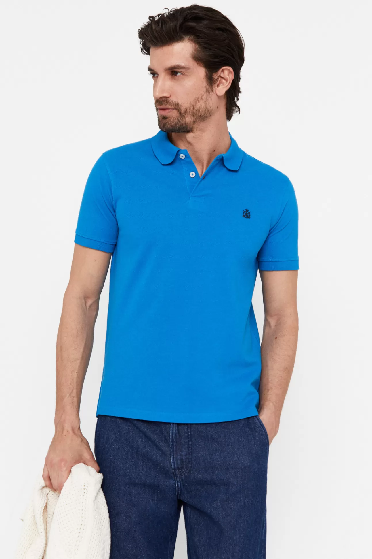 New Polo Basico Pique Slim Hombre Polos