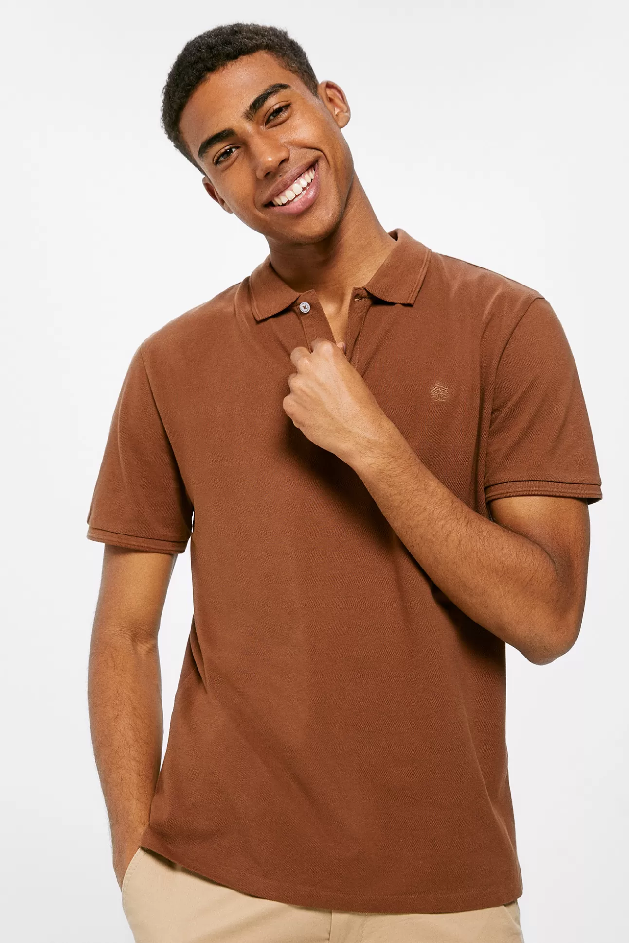 Flash Sale Polo Basico Pique Slim Hombre Polos