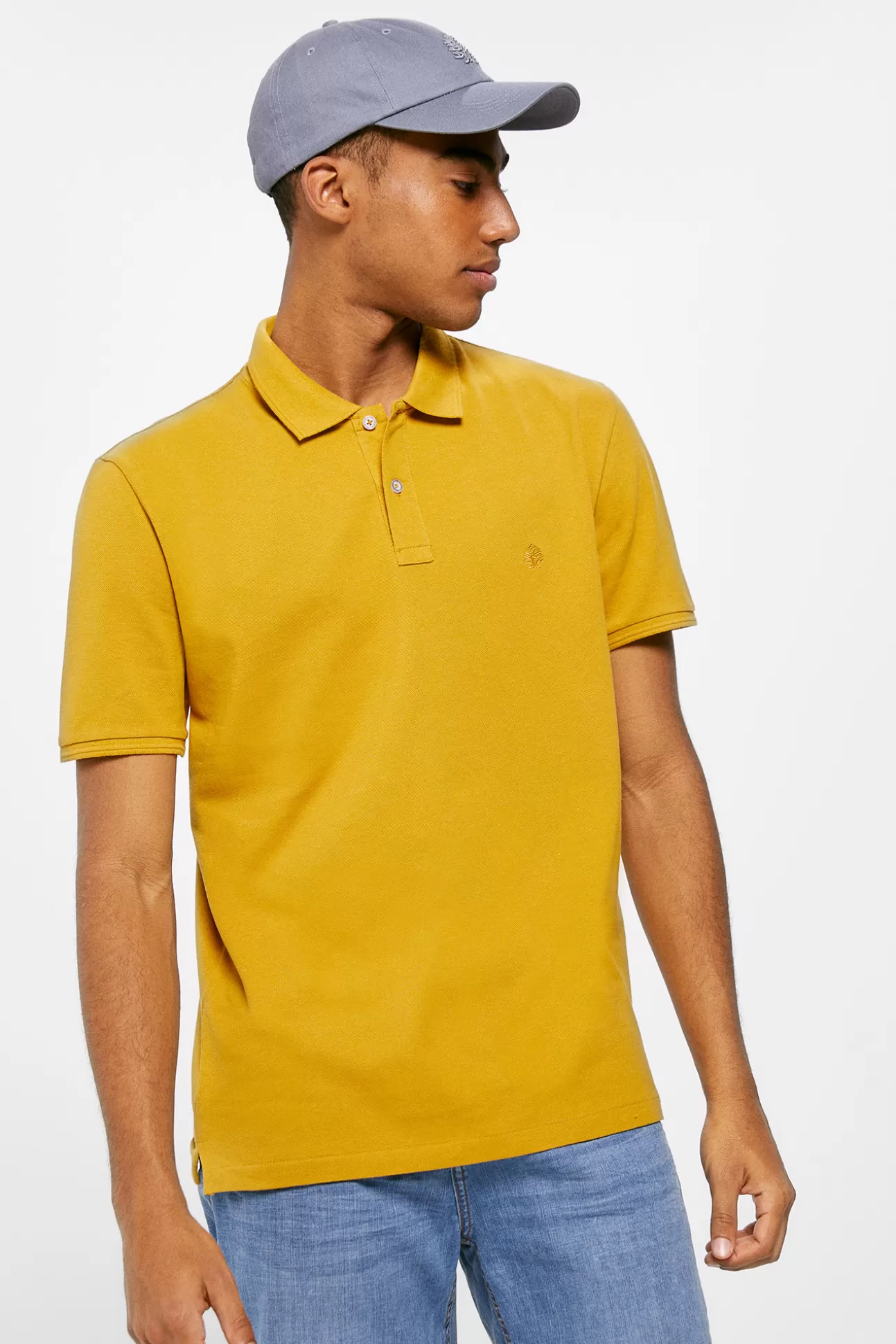 Hot Polo Basico Pique Slim Hombre Polos