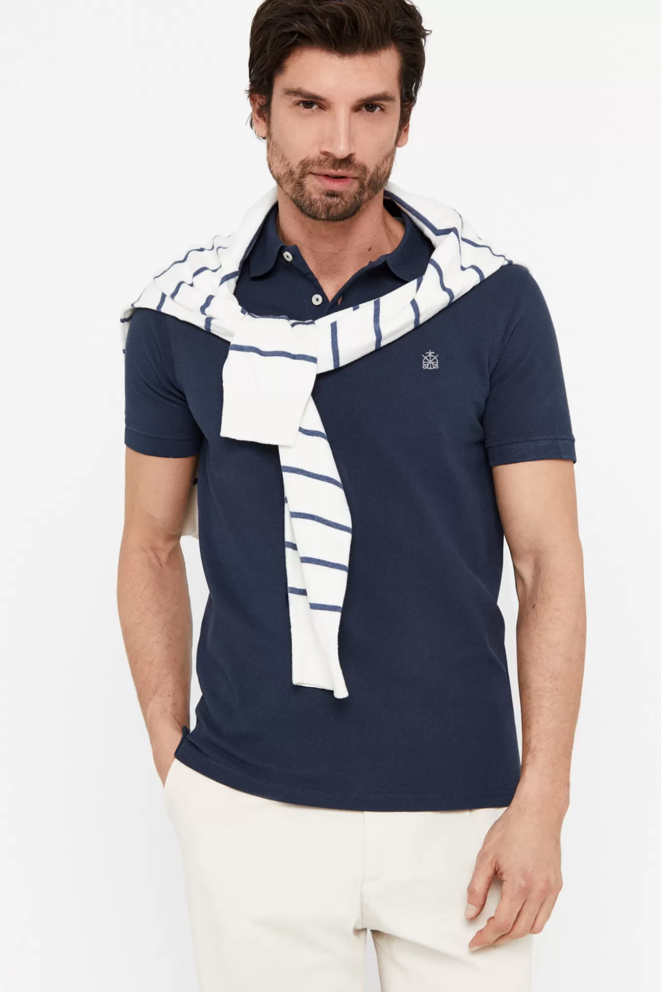 Cheap Polo Basico Pique Slim Hombre Polos