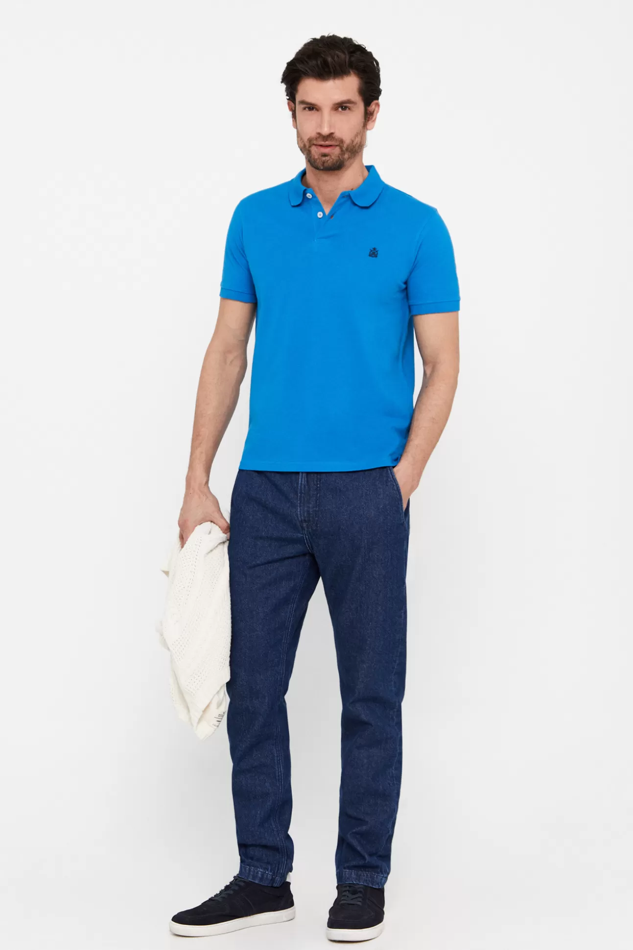 New Polo Basico Pique Slim Hombre Polos